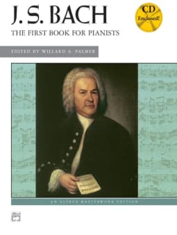 JS Bach: The 1st Book For Pianist c\w CD