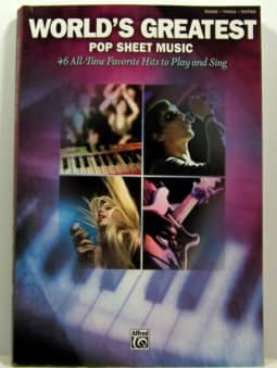 World's Greatest Pop Sheet Music