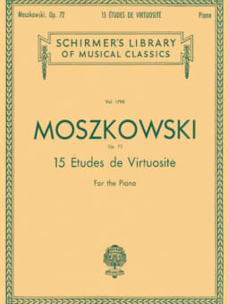 Moszkowski: 15 Etudes de Virtuosite, Op. 72