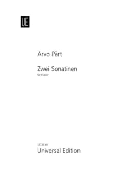Part: Zwei (2) Sonatinen, Op 1 (1958/1959) Piano solo
