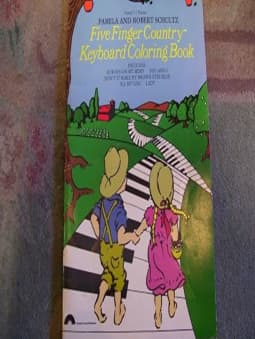 Schultz: 5 Finger Folk Song Keyboard Coloring Bk - Lev 1