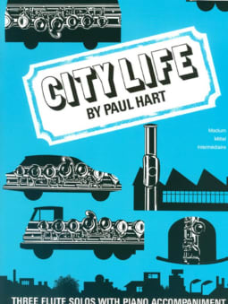 City Life:Jazzy solos for Flute with piano acc.
