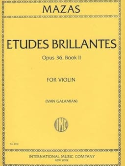 Mazas: Etudes Brillantes Op.36 - Book 2