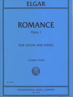 Elgar: Romance, Op.1 (Violin/Piano)