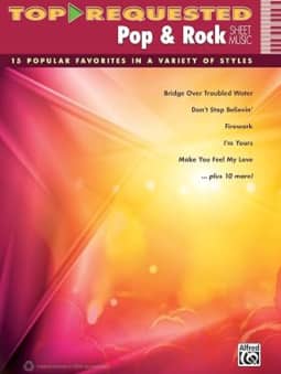Top Requested Pop & Rock Sheet Music