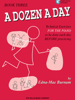 Burnam: A Dozen A Day c\w CD - Book 3