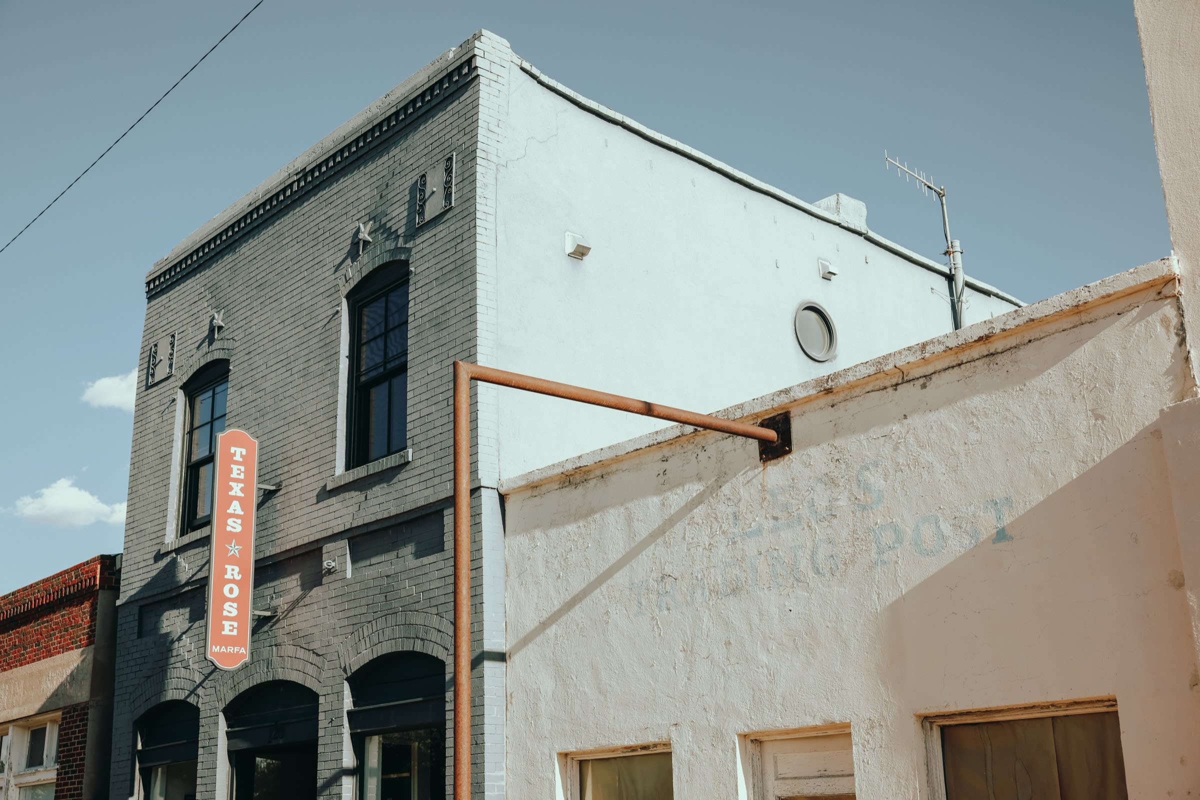 Historic building in Marfa, Texas