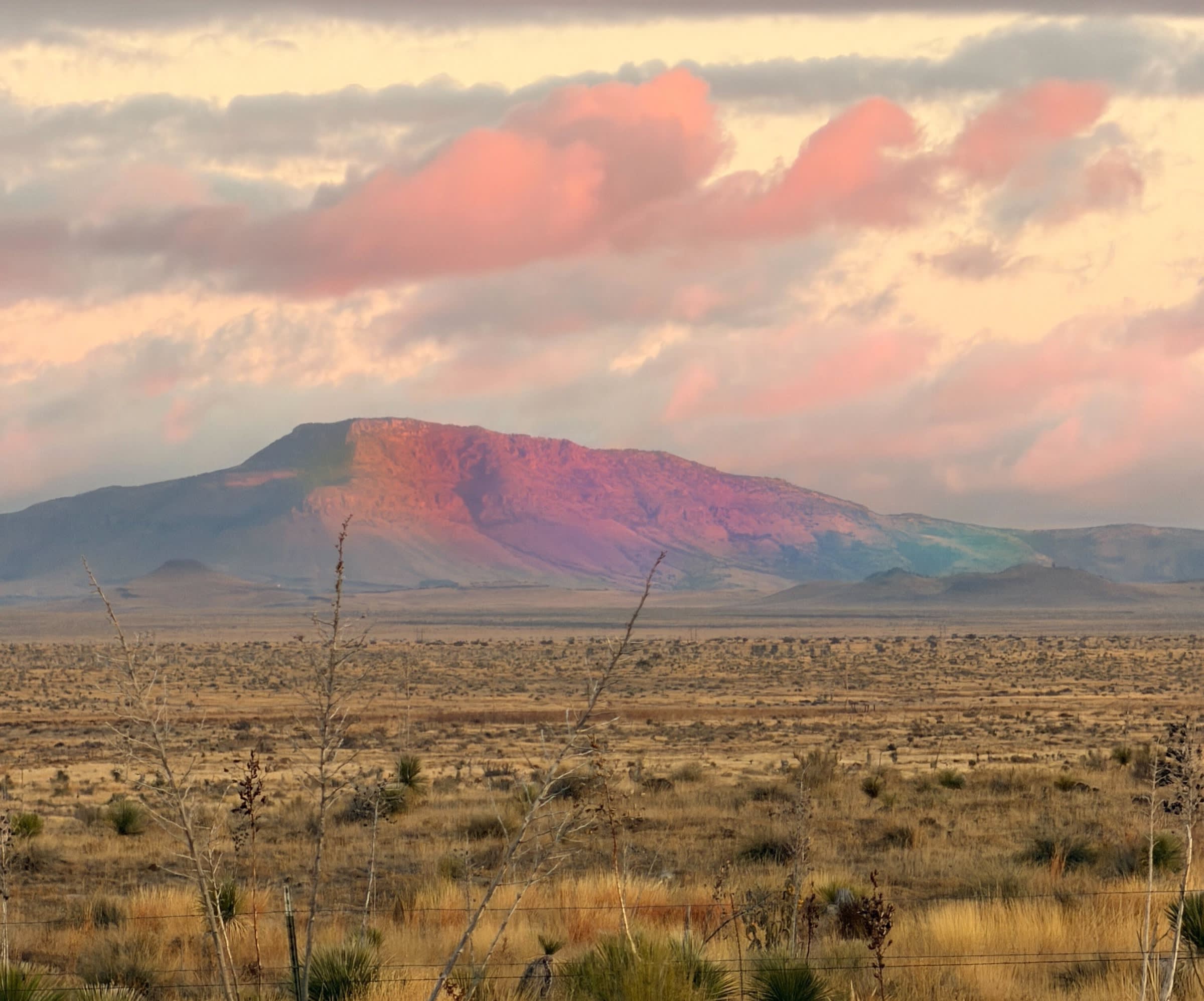 West Texas desert landscape