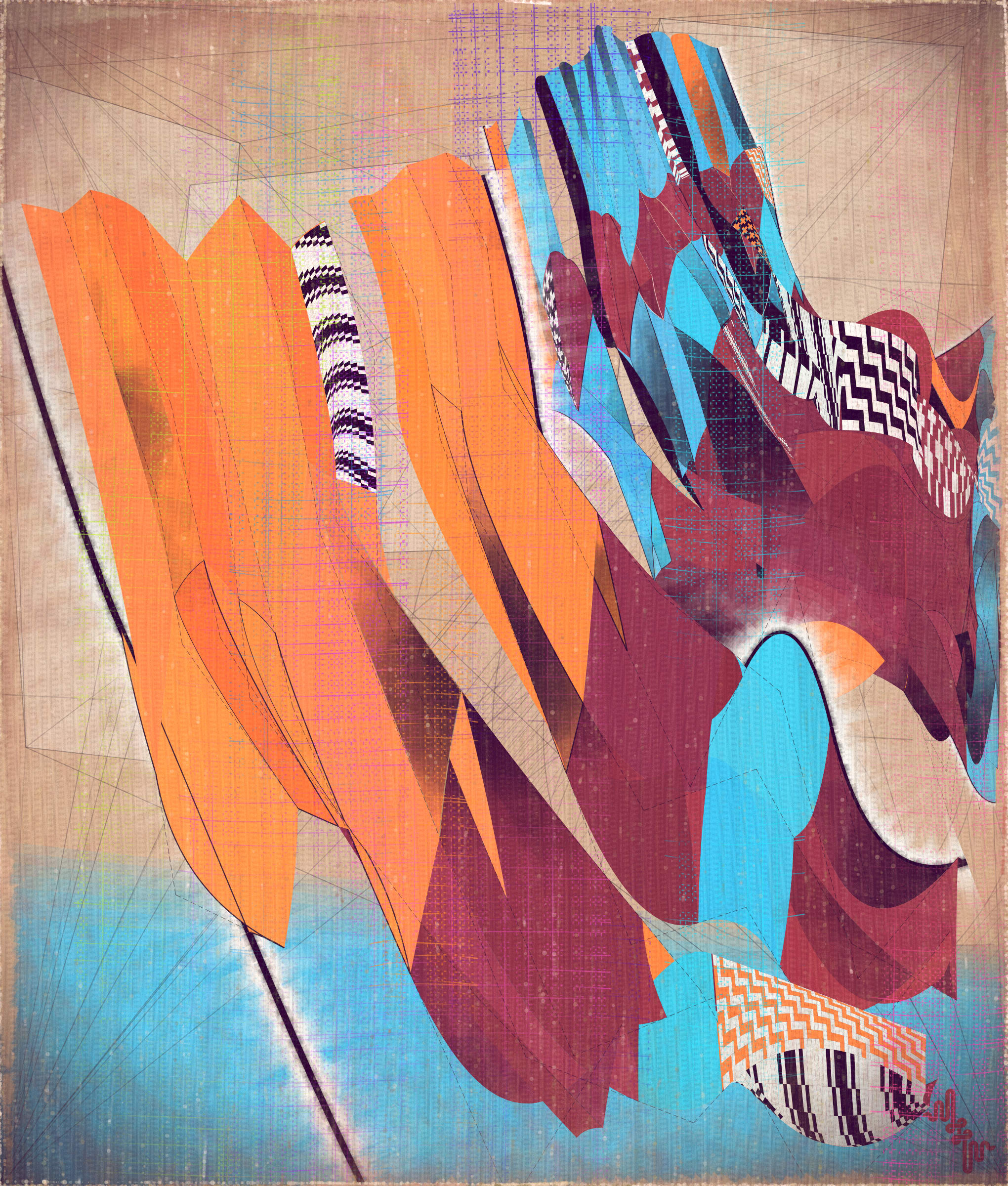 Amplitudes of Canvas #1000054