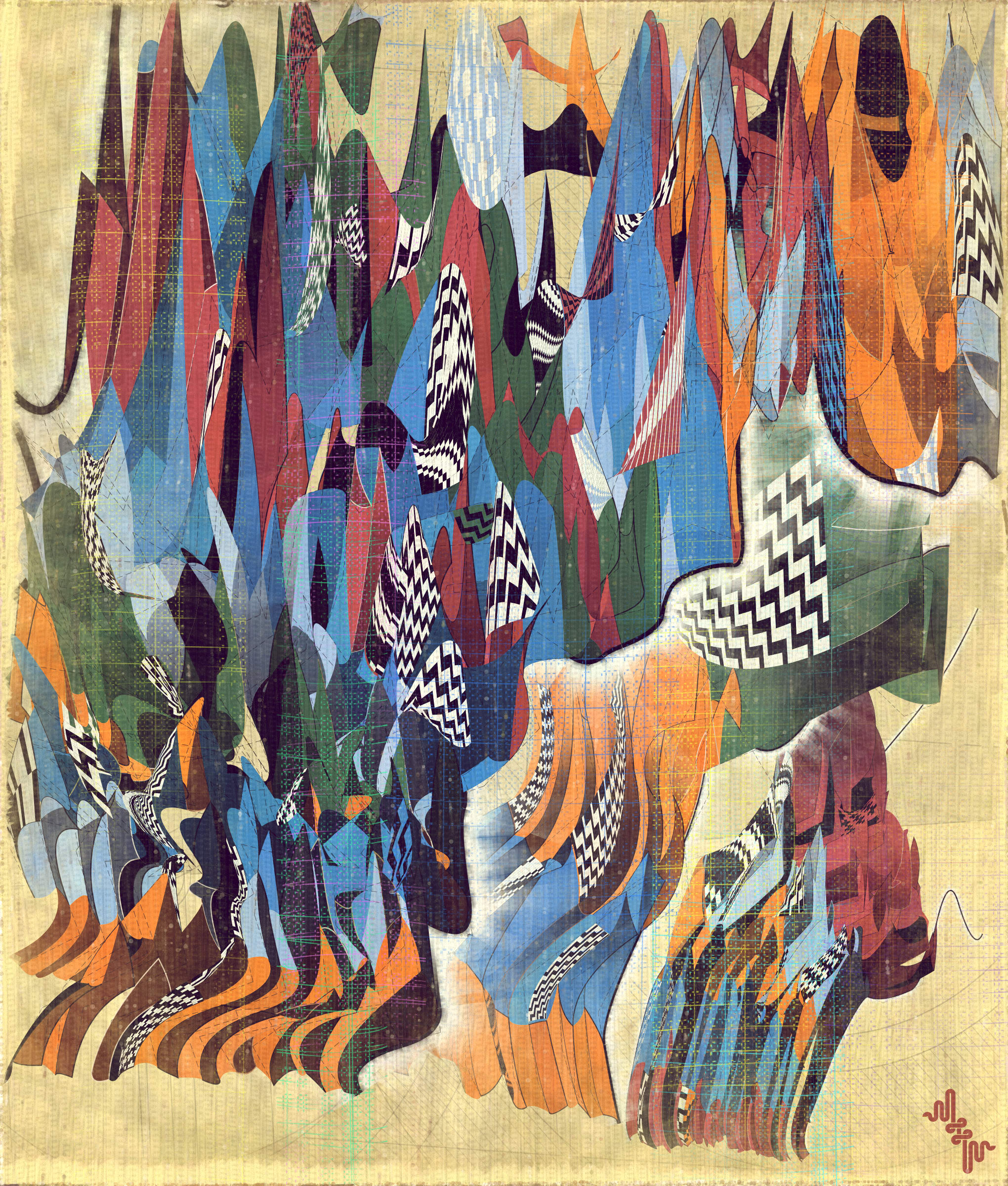 Amplitudes of Canvas #1000063
