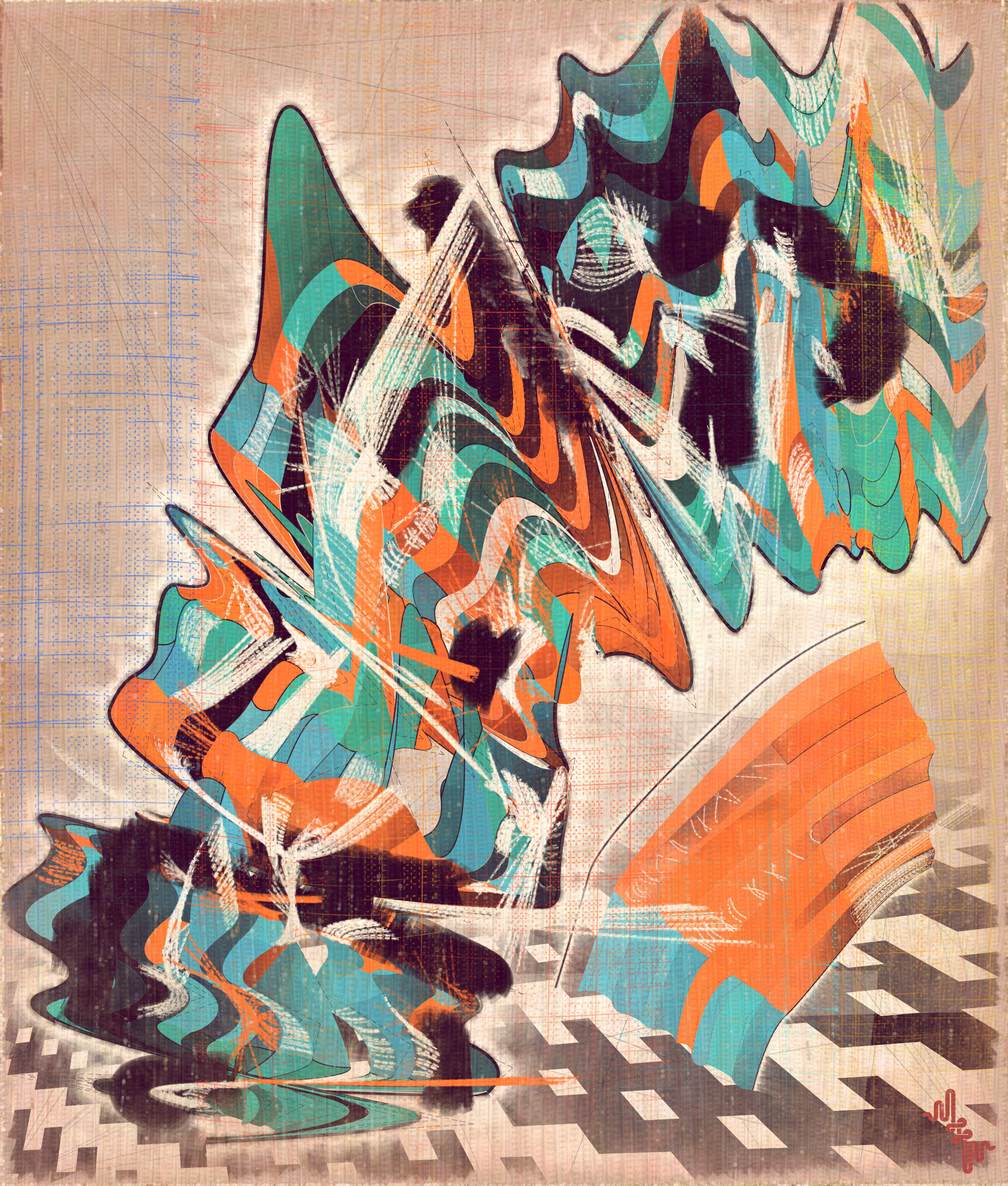 Amplitudes of Canvas #1000070