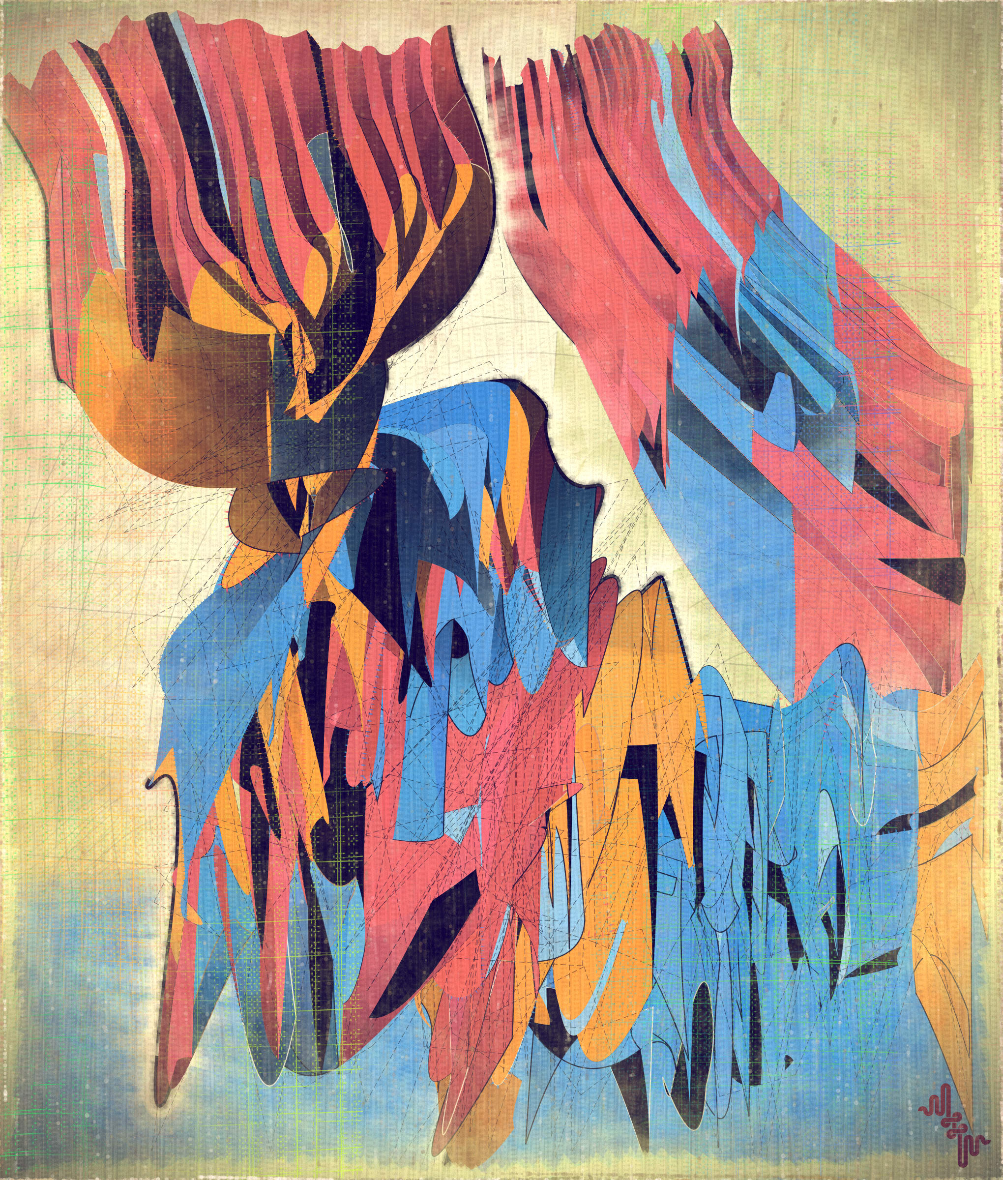 Amplitudes of Canvas #1000077
