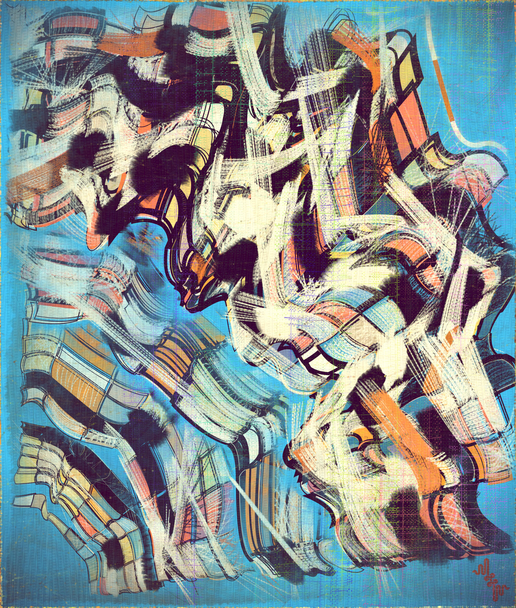 Amplitudes of Canvas #1000088