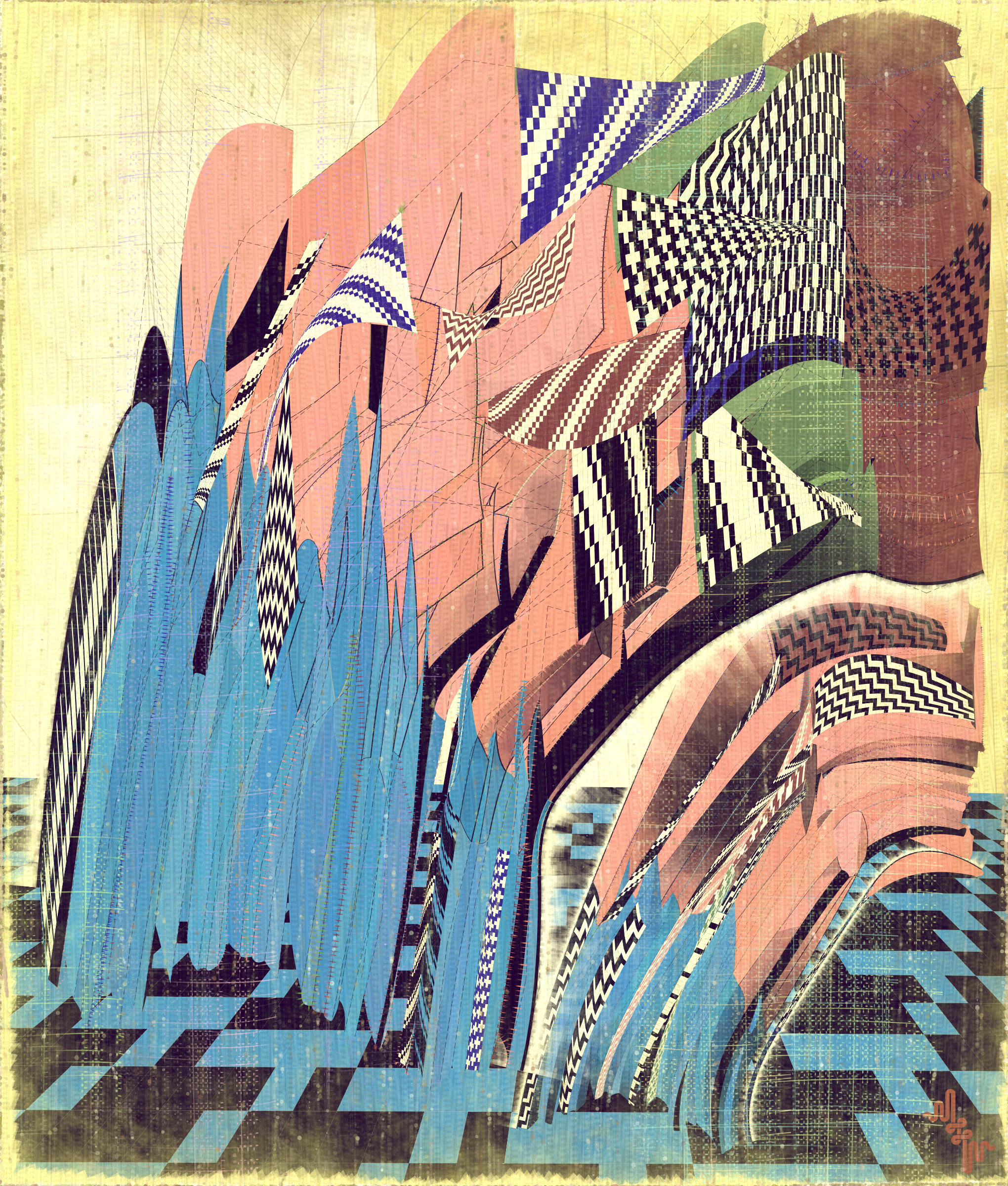 Amplitudes of Canvas #1000091