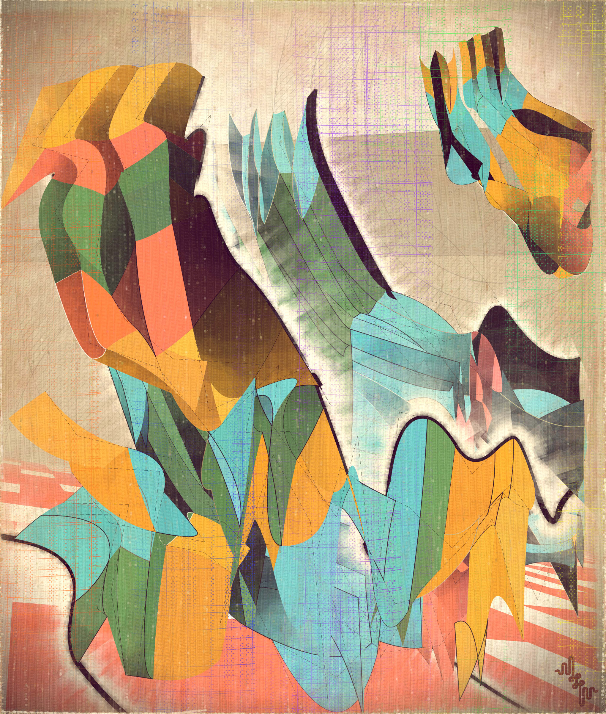 Amplitudes of Canvas #1000095
