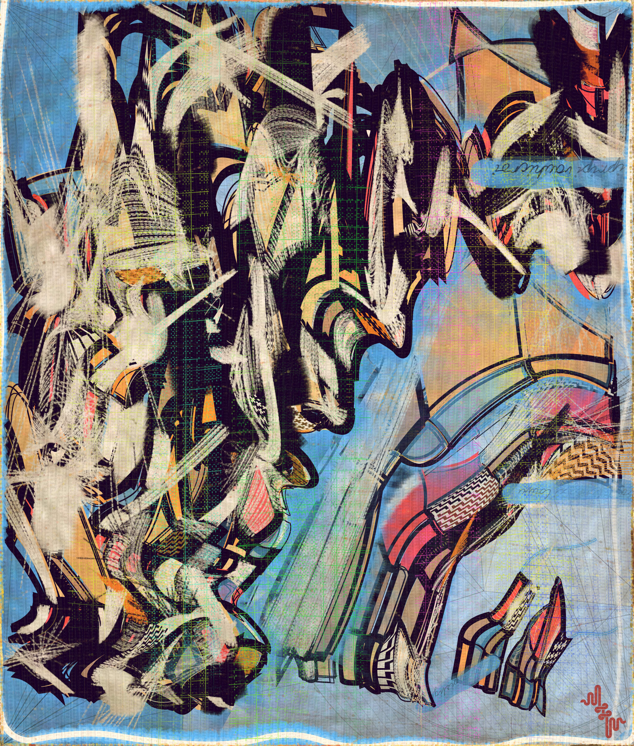 Amplitudes of Canvas #1000101