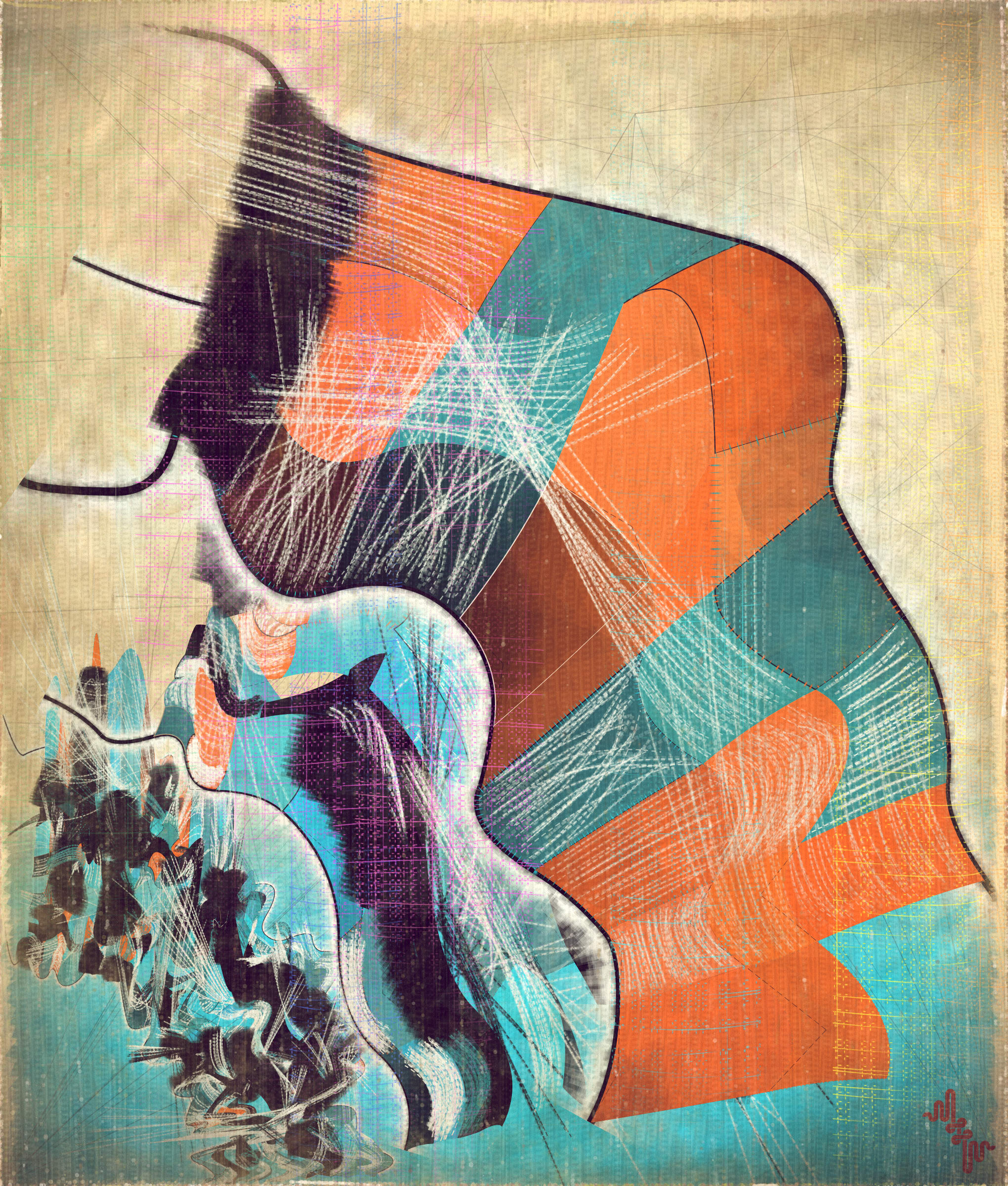 Amplitudes of Canvas #1000102