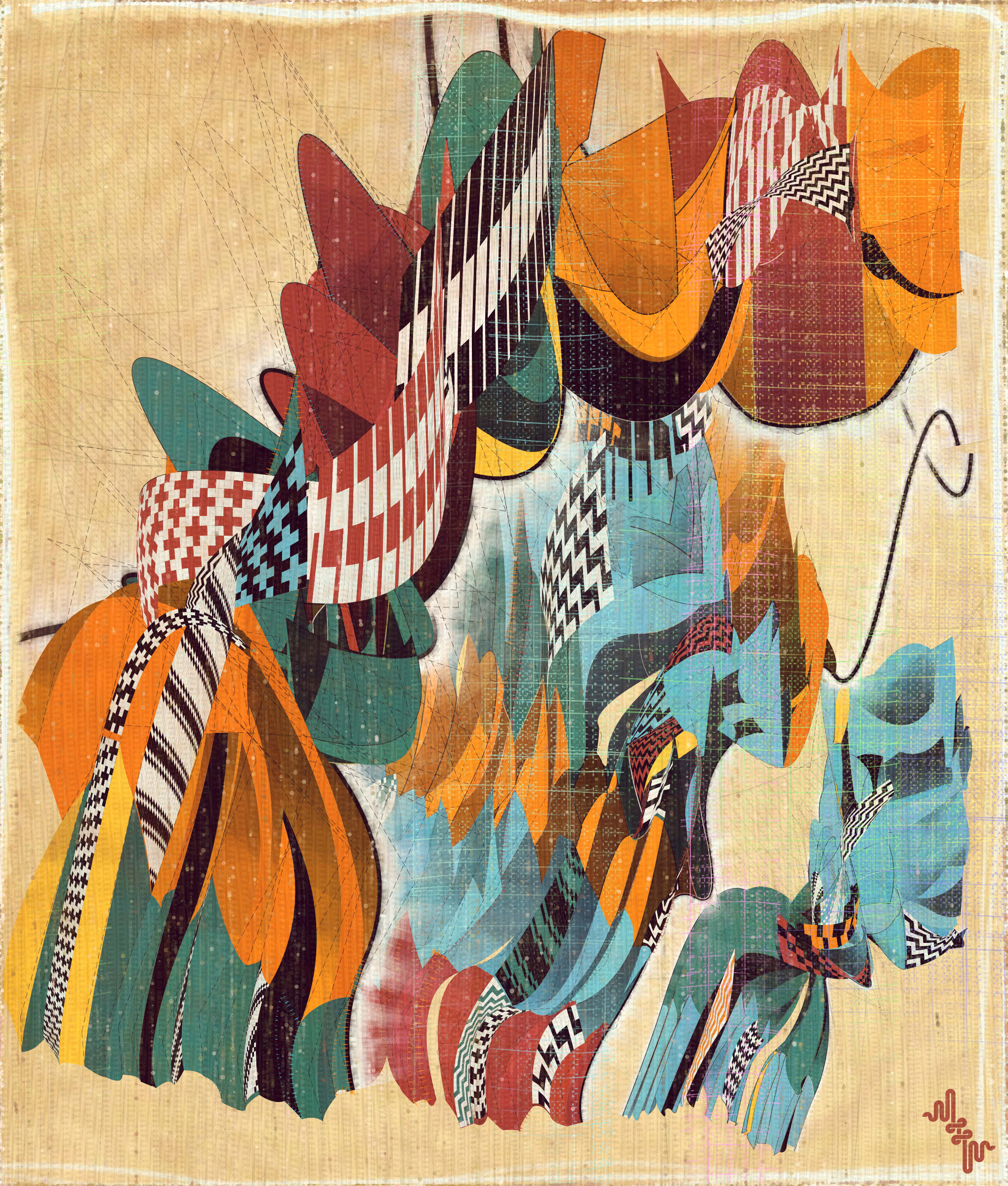 Amplitudes of Canvas #1000104
