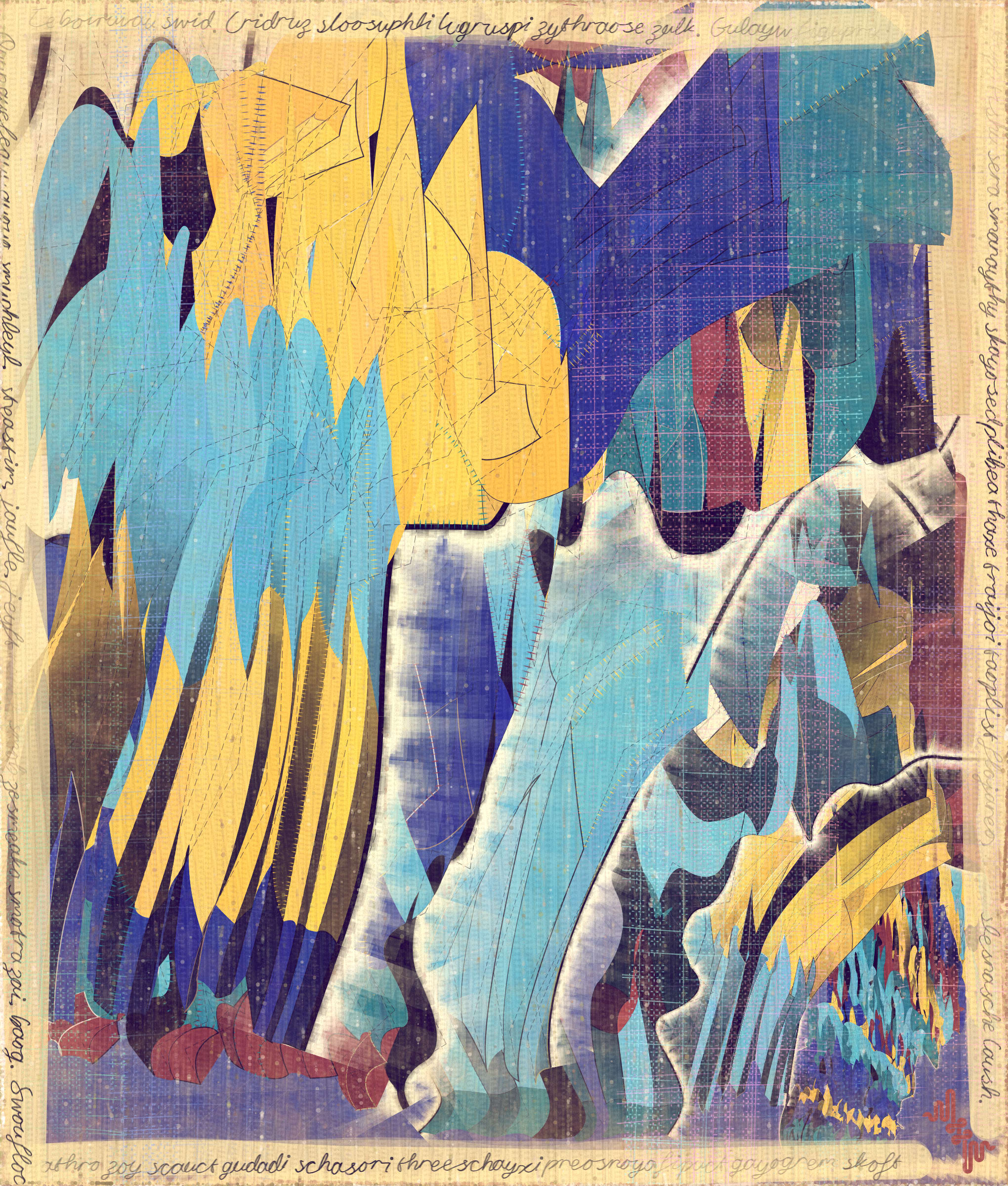 Amplitudes of Canvas #1000108