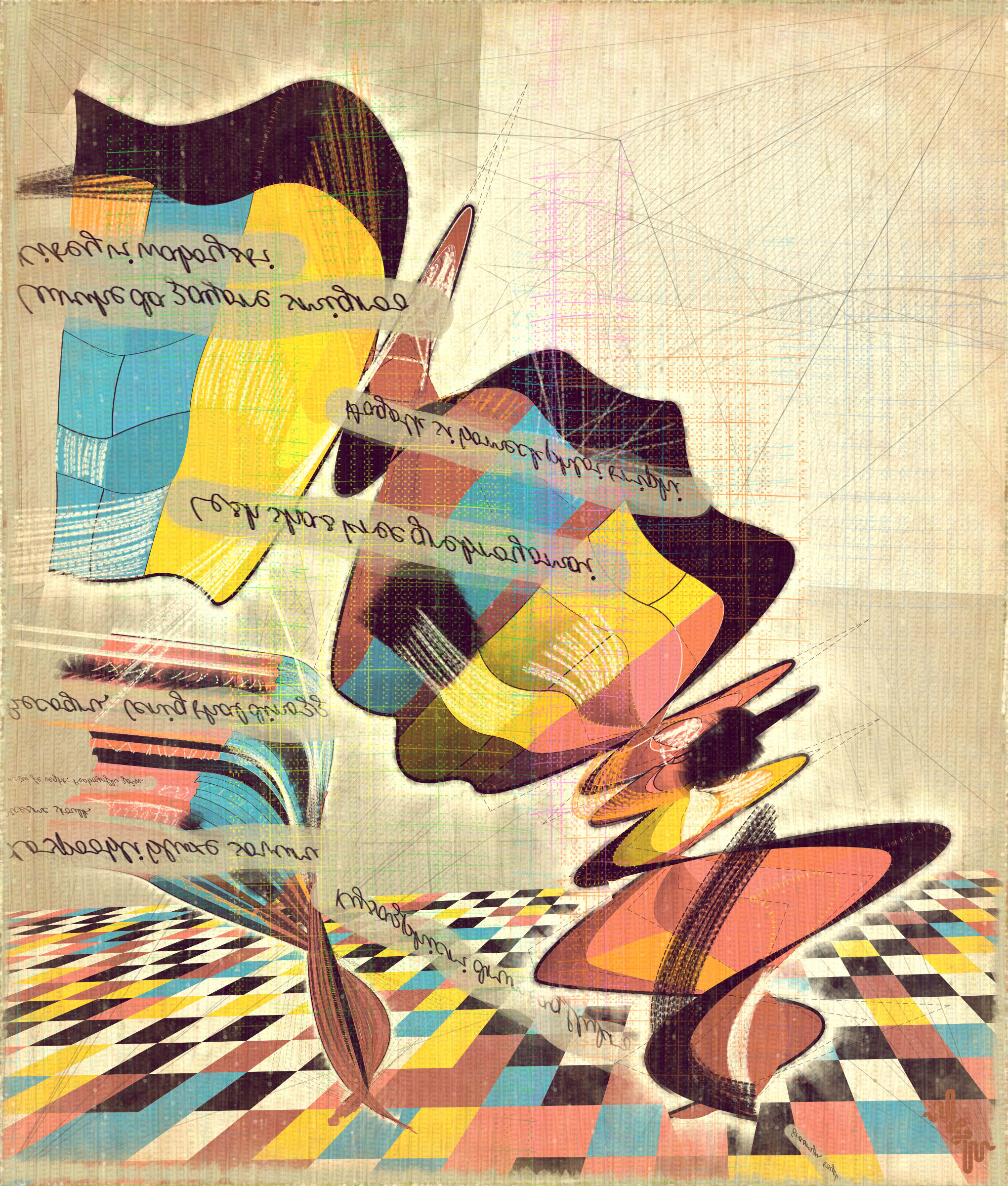 Amplitudes of Canvas #1000111
