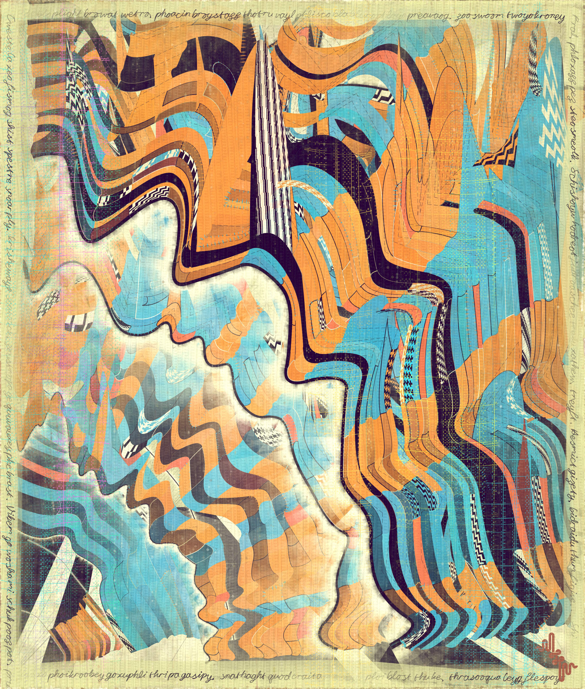 Amplitudes of Canvas #1000112