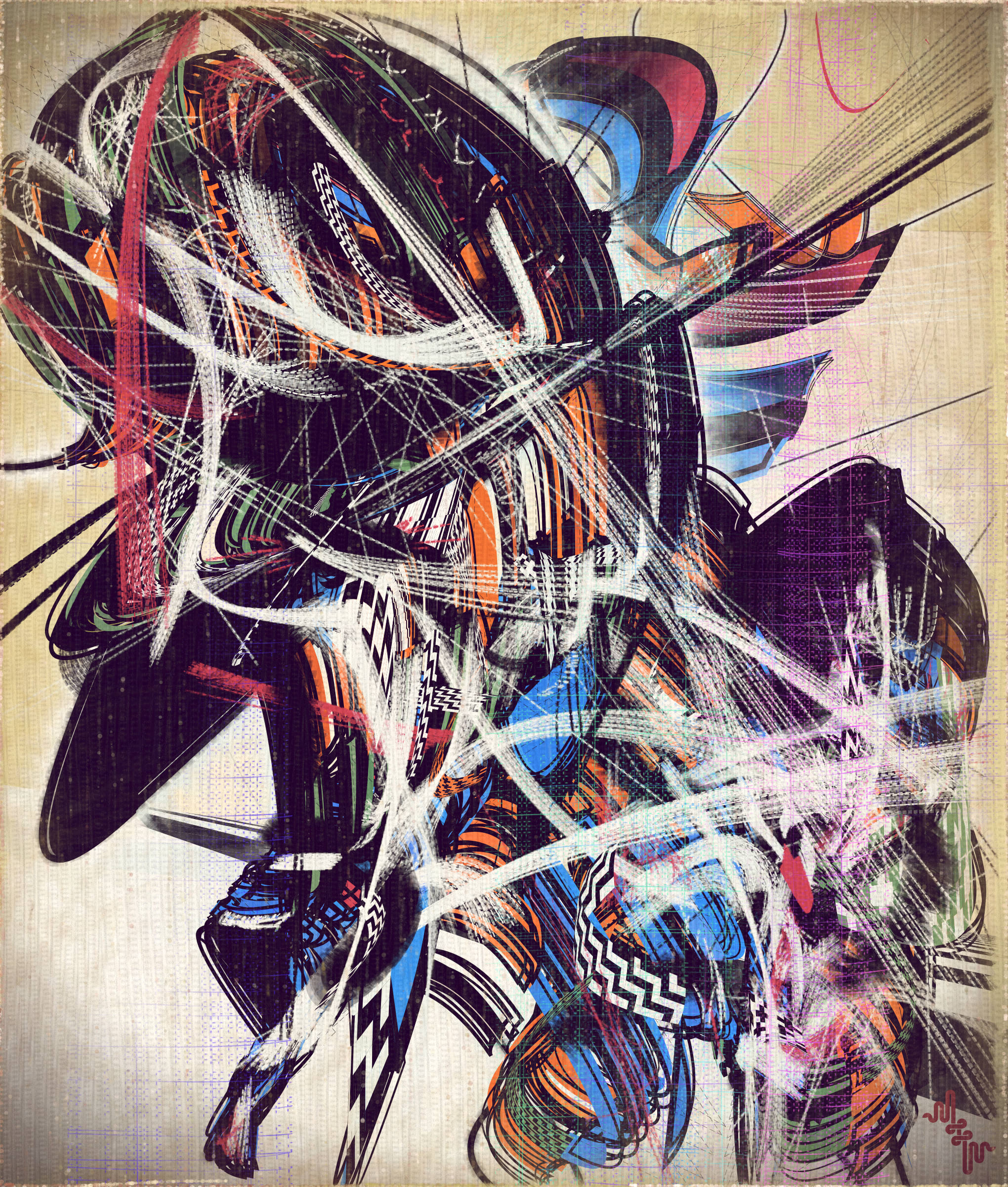 Amplitudes of Canvas #1000114