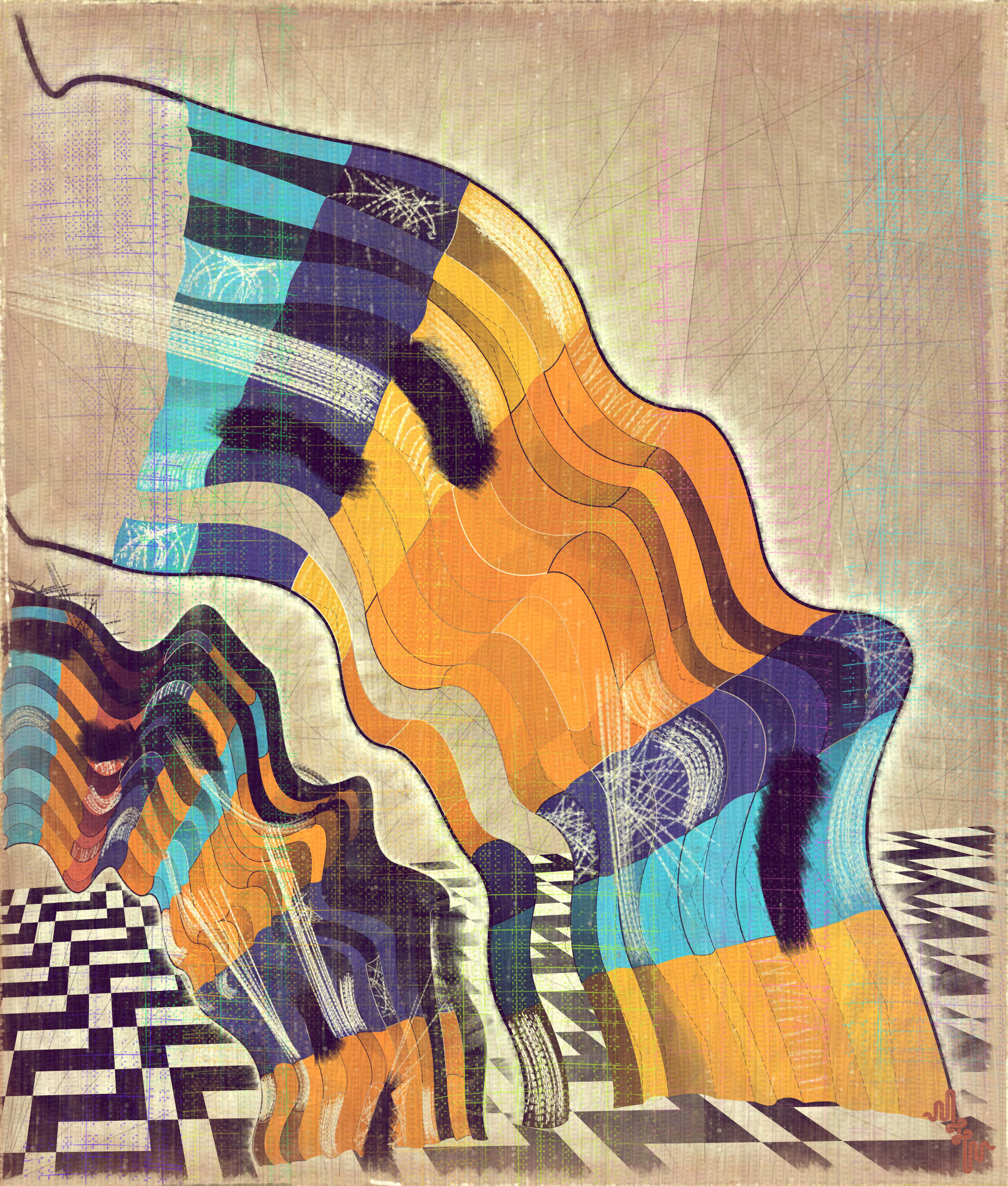 Amplitudes of Canvas #1000116