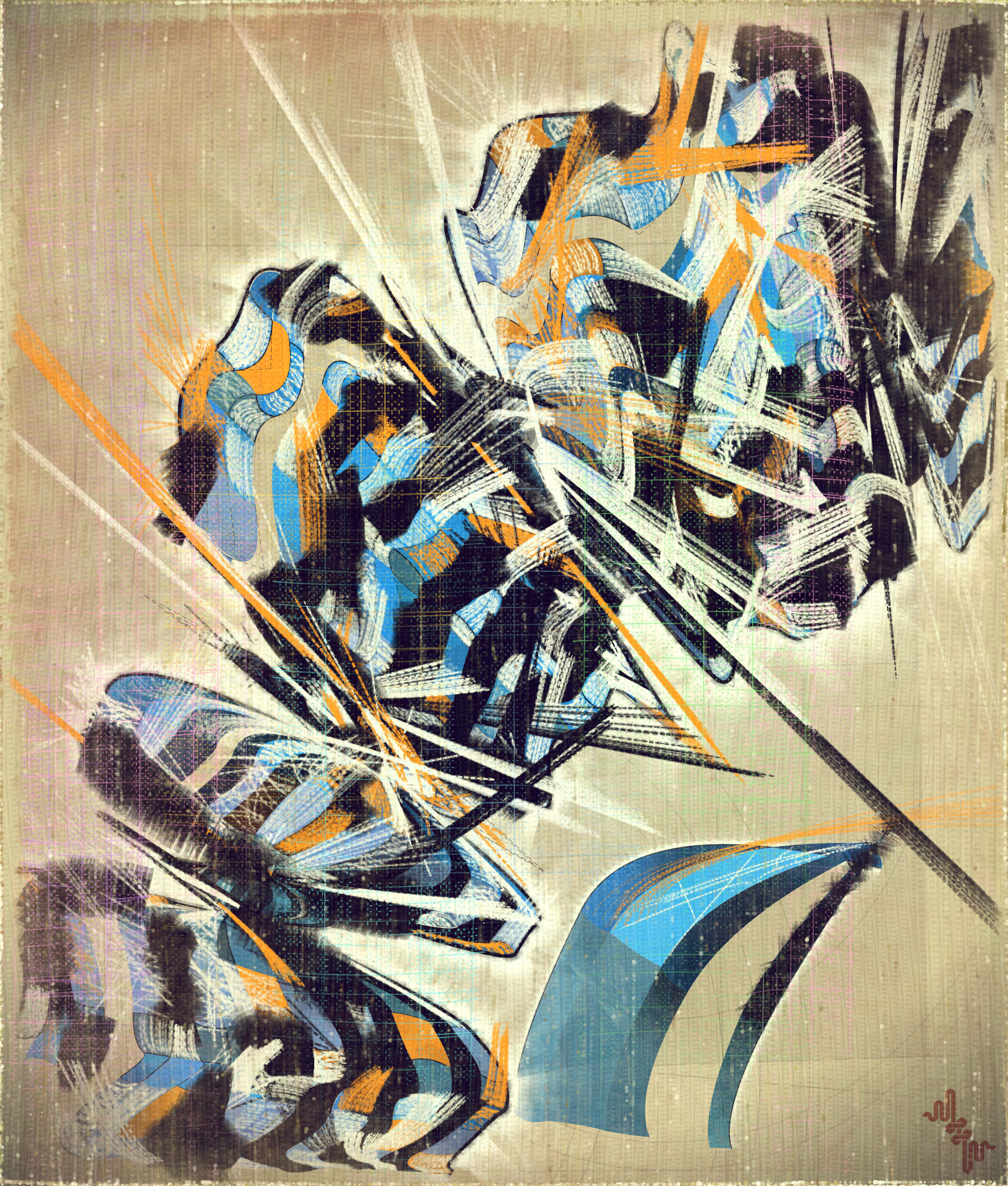 Amplitudes of Canvas #1000119
