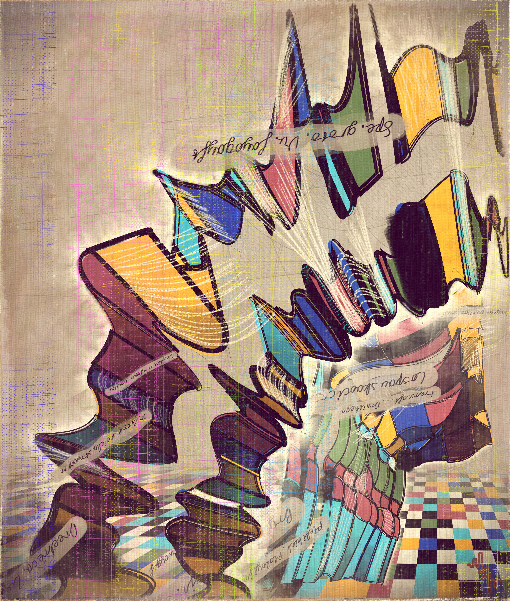 Amplitudes of Canvas #1000120