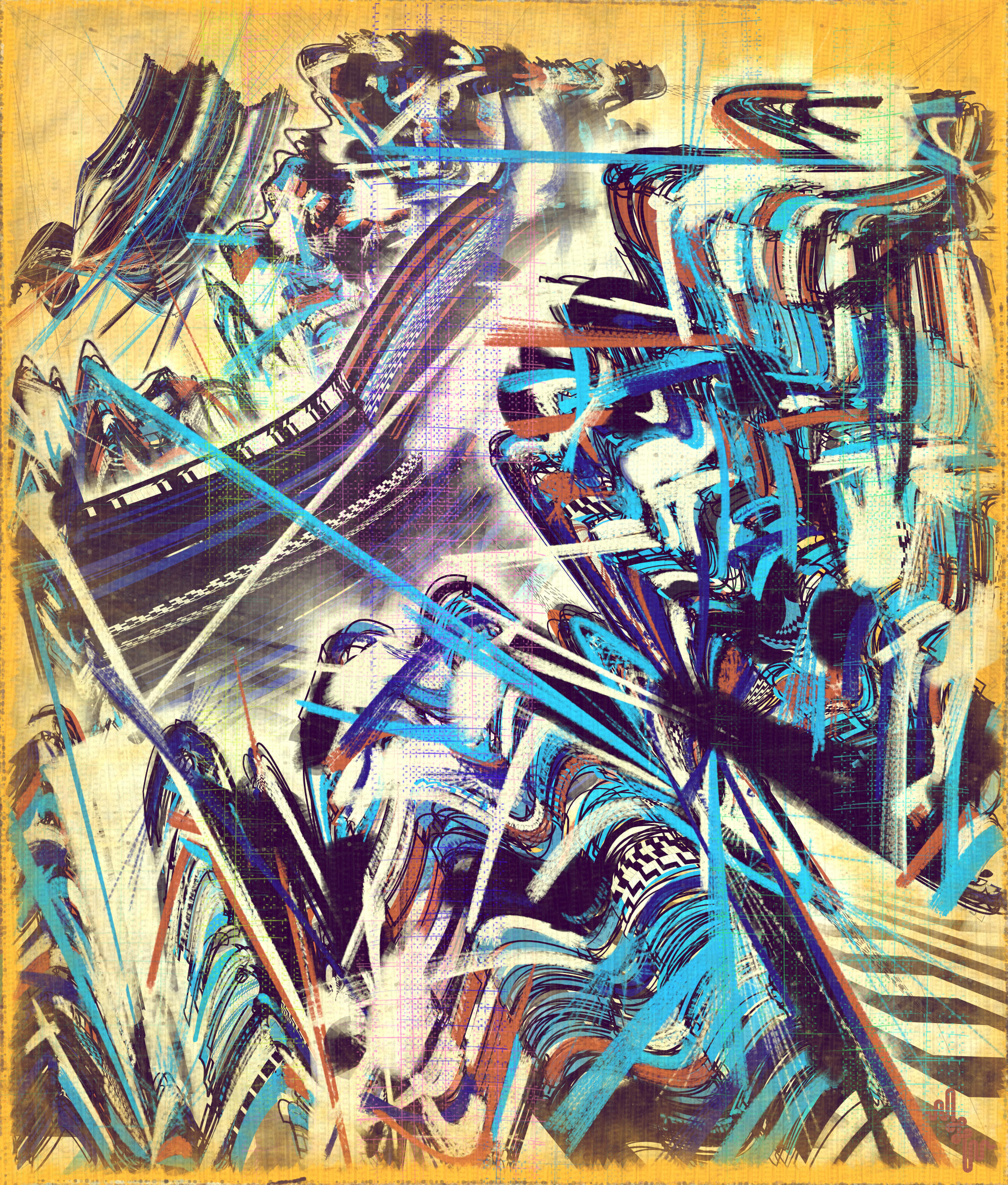 Amplitudes of Canvas #1000123