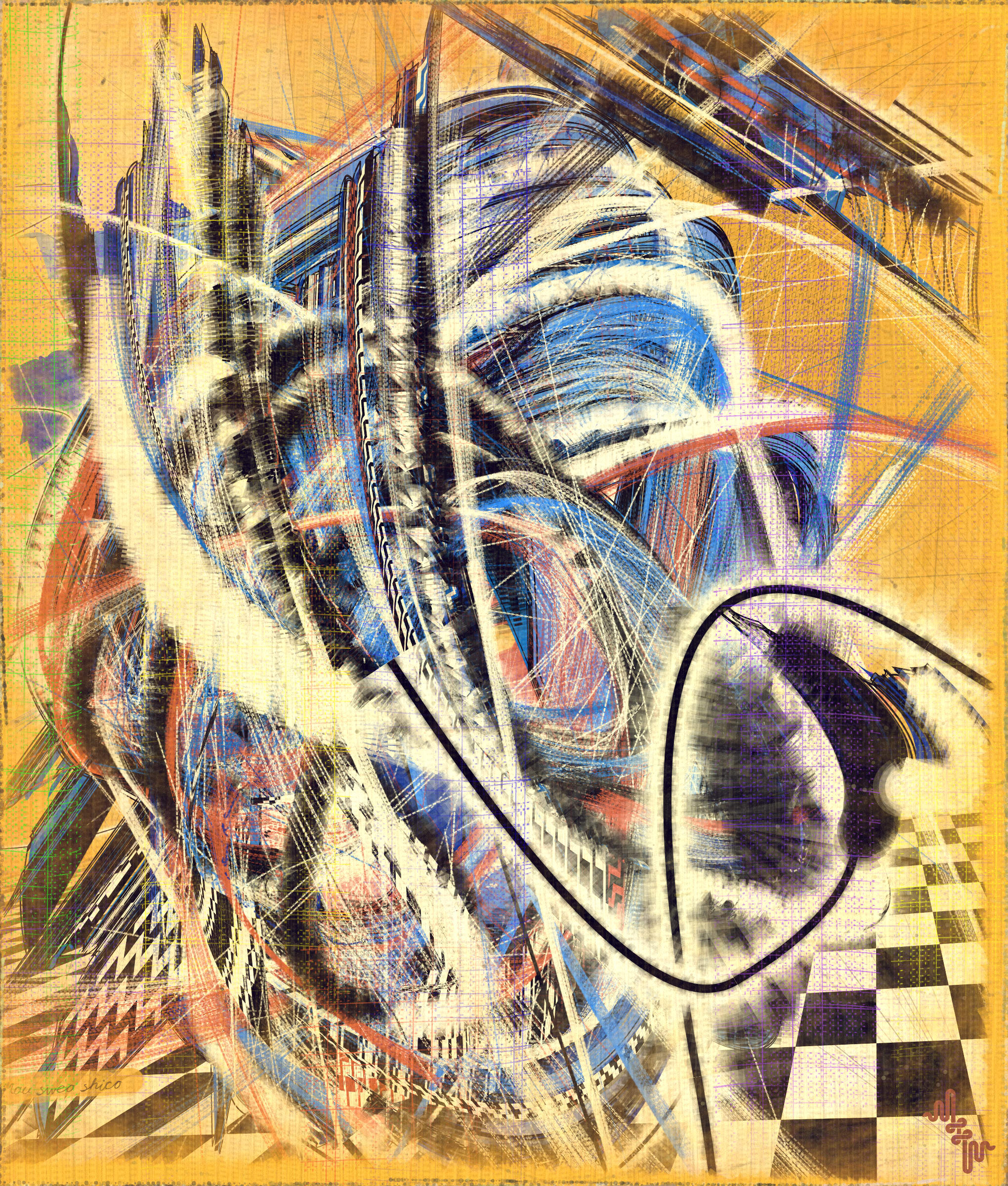 Amplitudes of Canvas #1000125