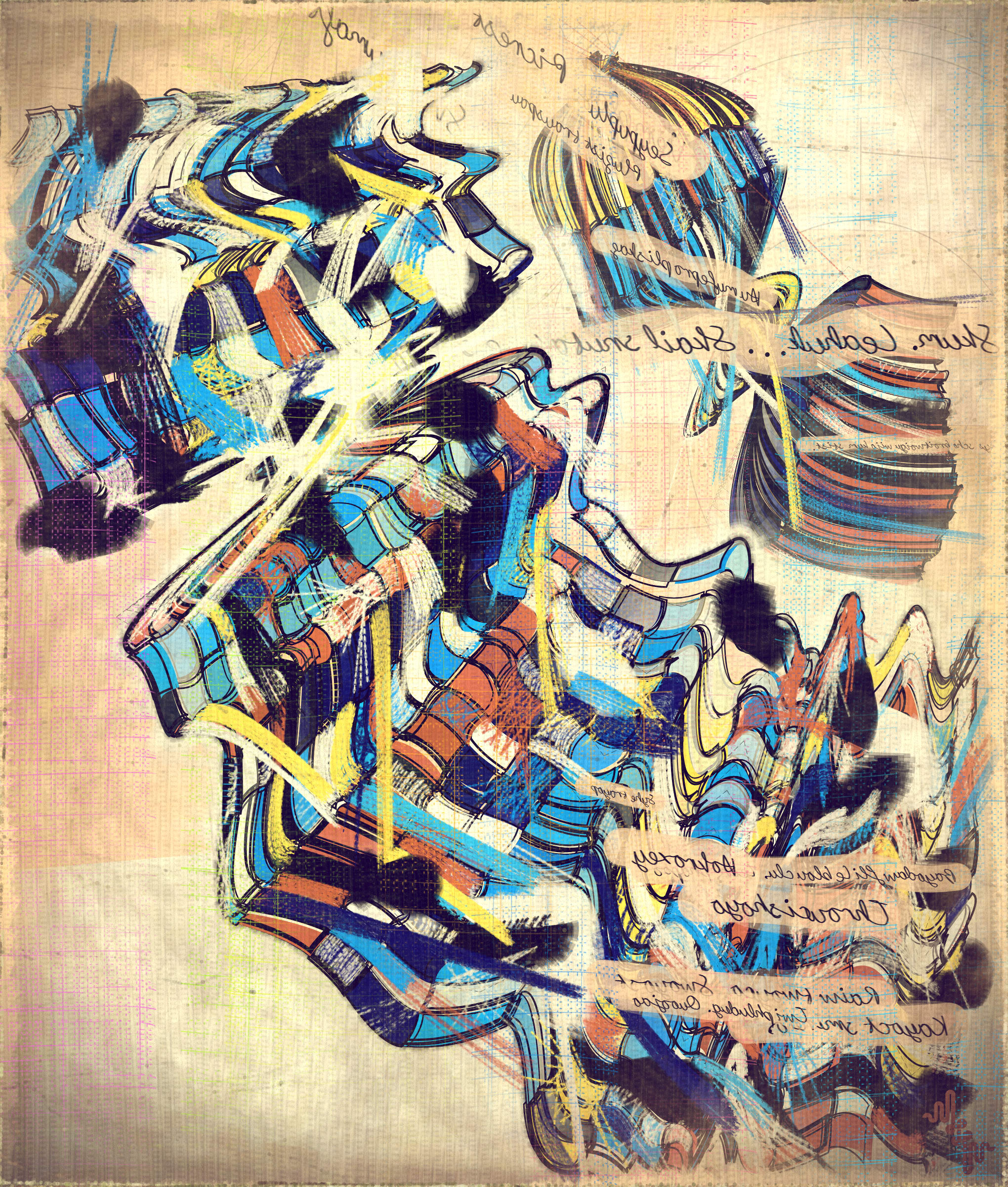 Amplitudes of Canvas #1000126