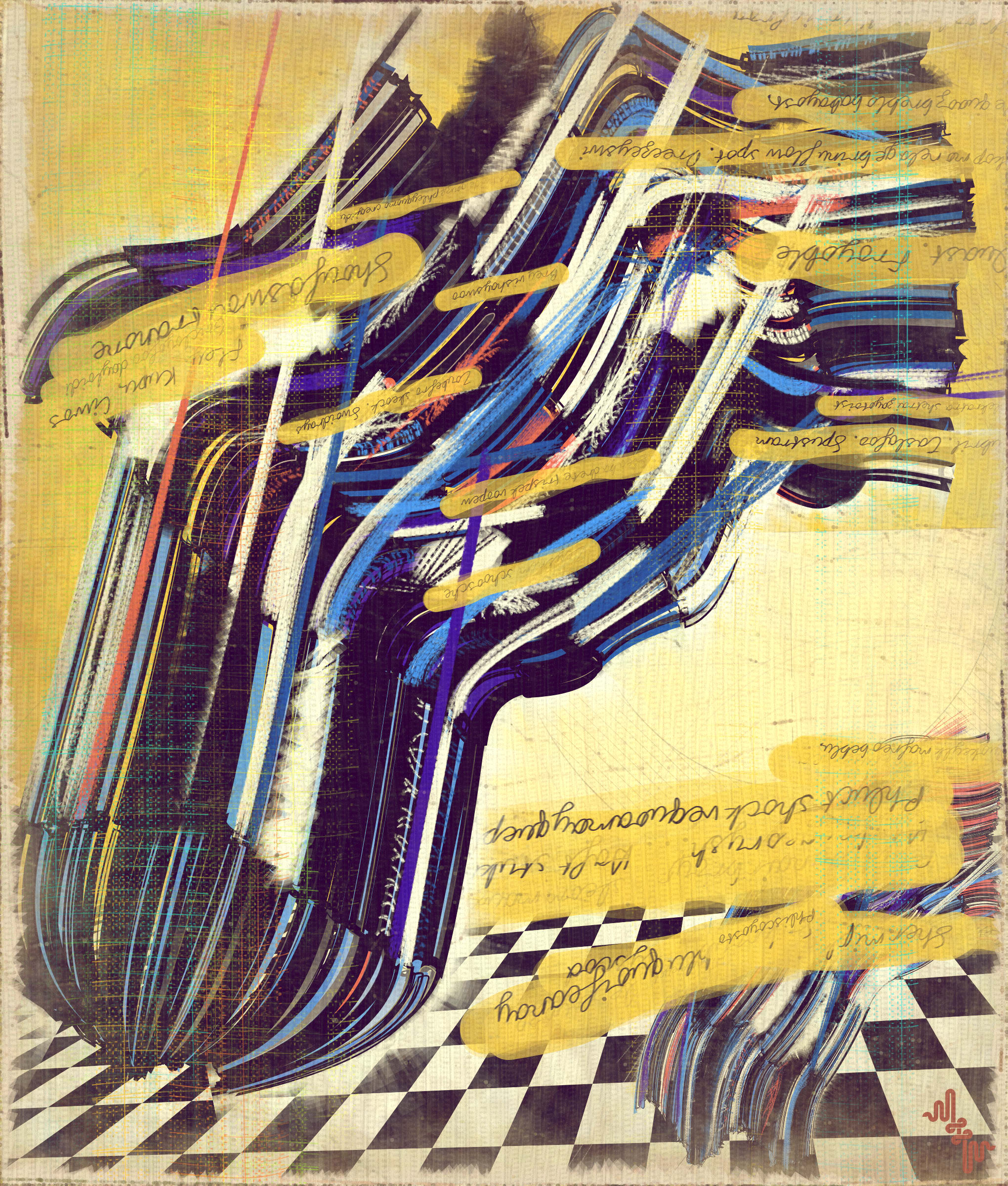 Amplitudes of Canvas #1000135