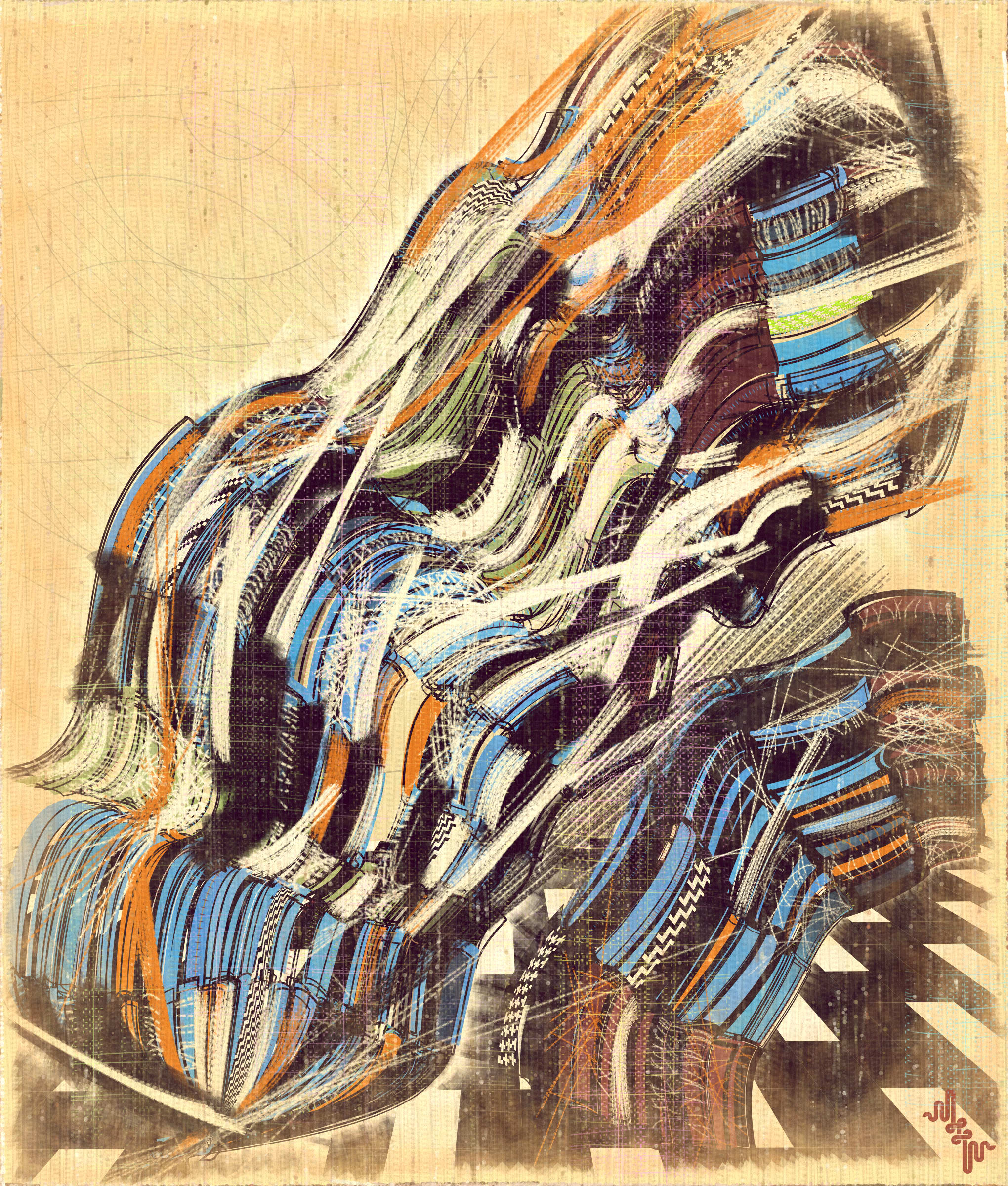 Amplitudes of Canvas #1000136