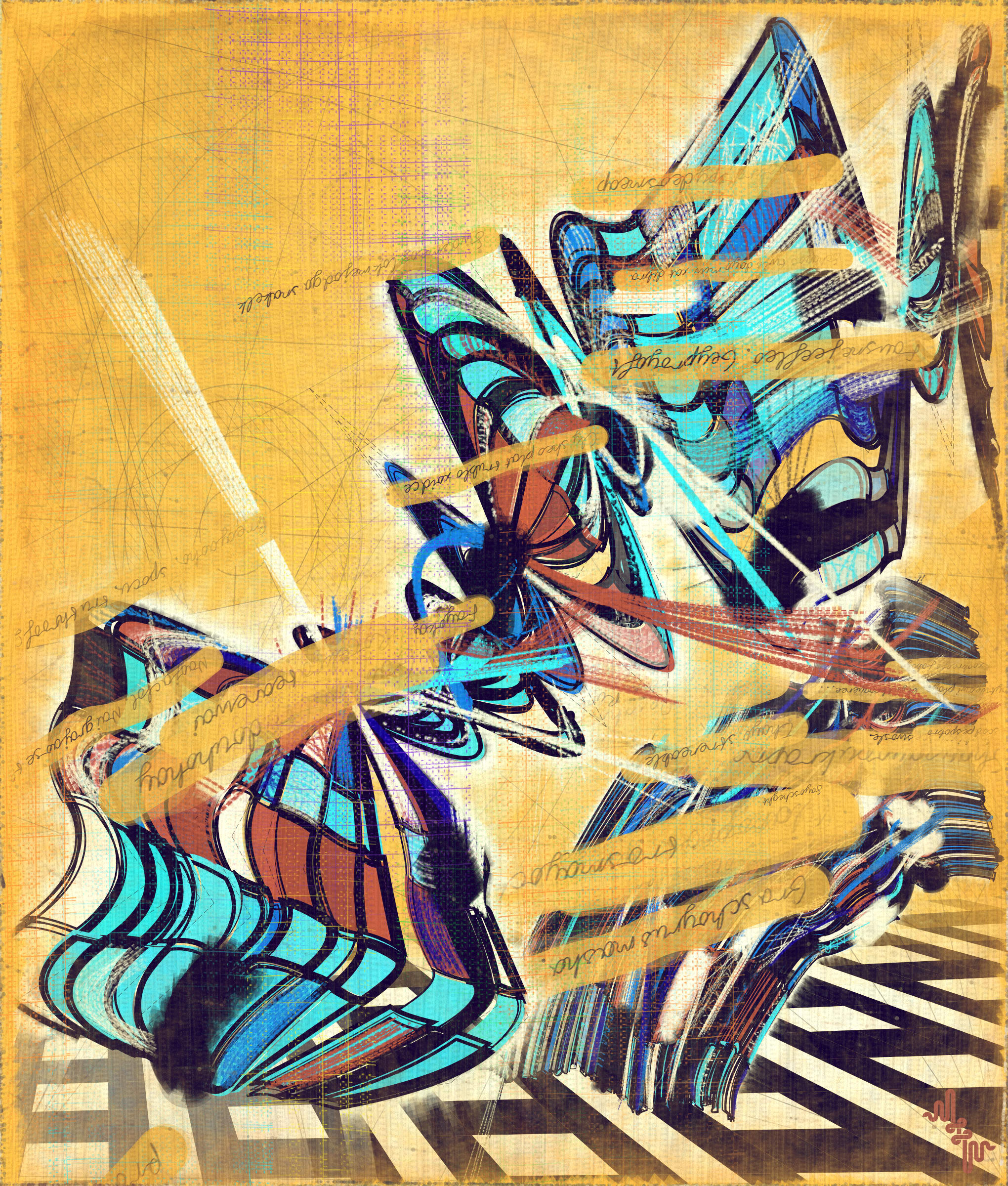 Amplitudes of Canvas #1000137