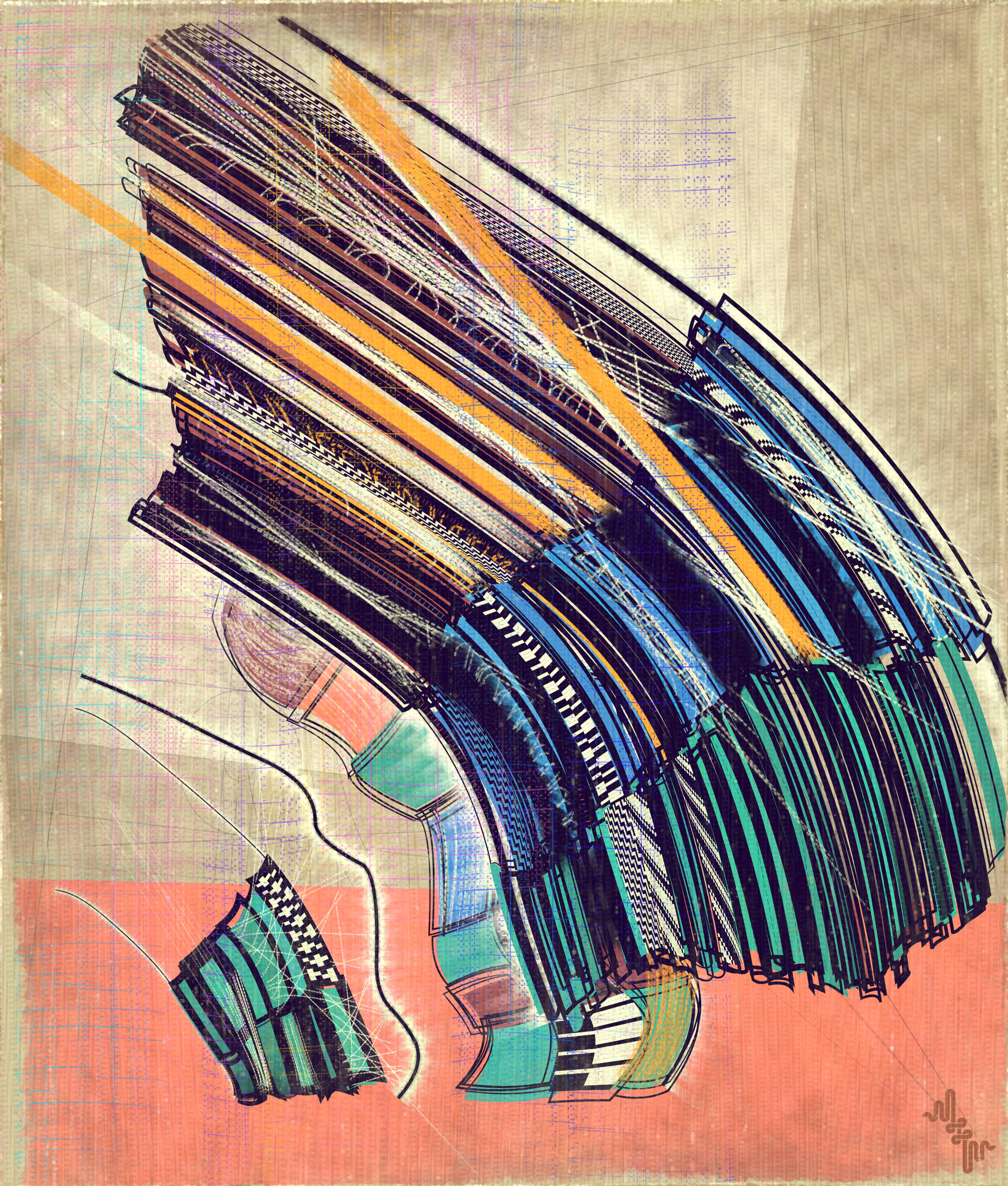 Amplitudes of Canvas #1000139