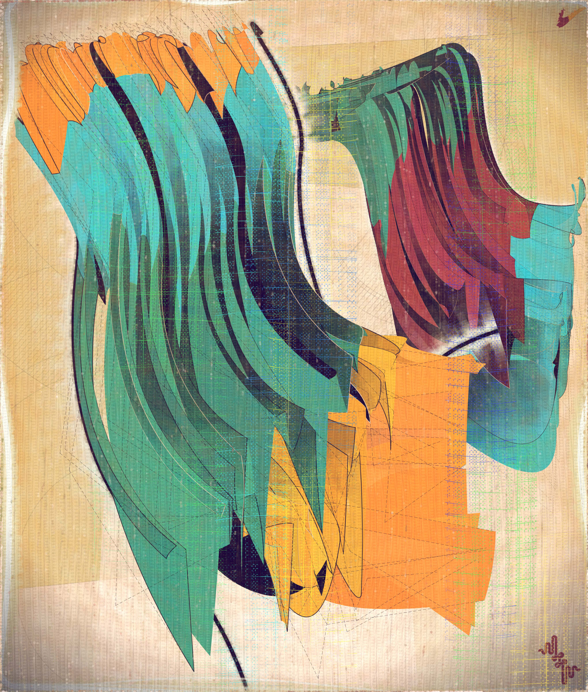 Amplitudes of Canvas #1000142