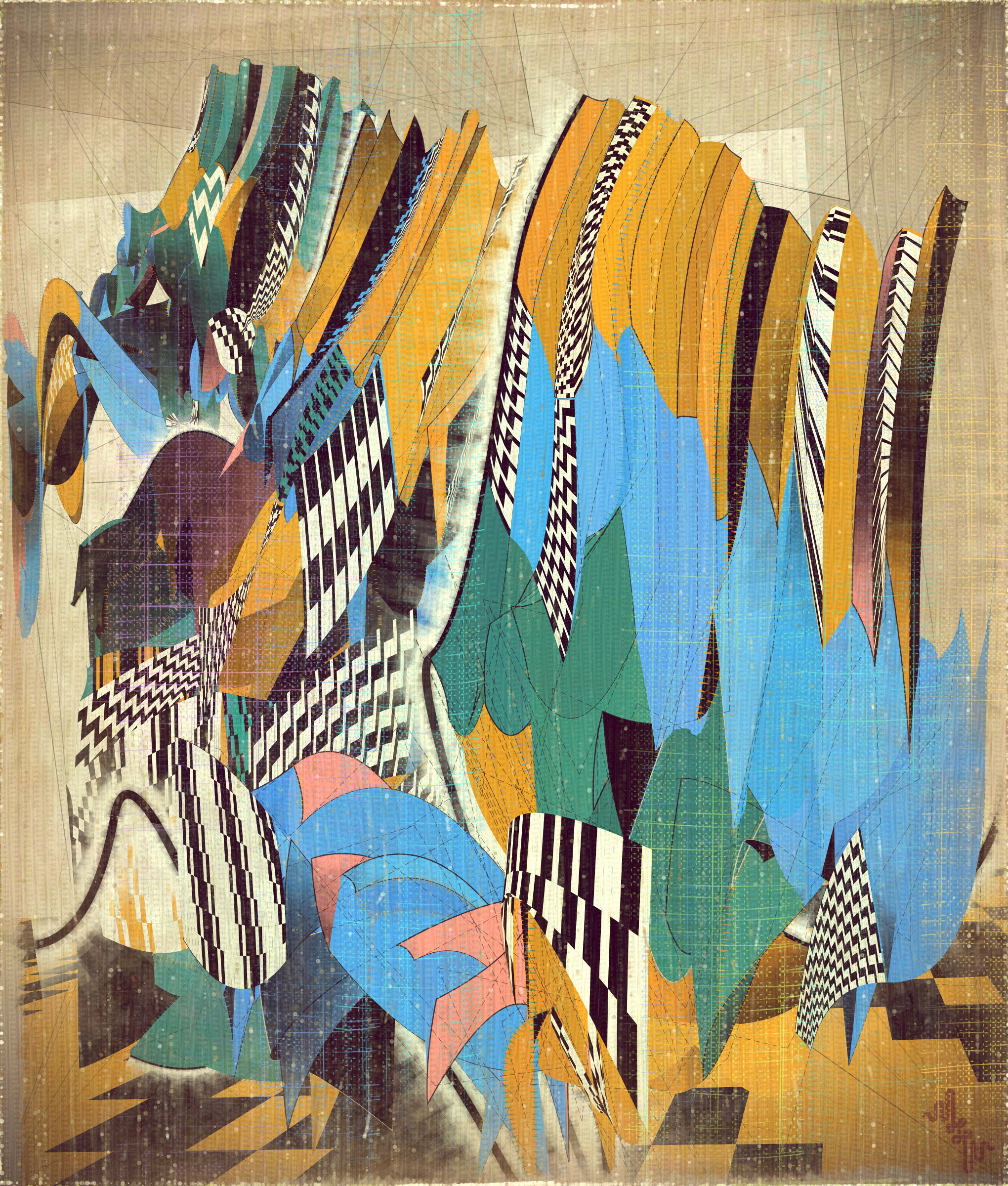 Amplitudes of Canvas #1000145