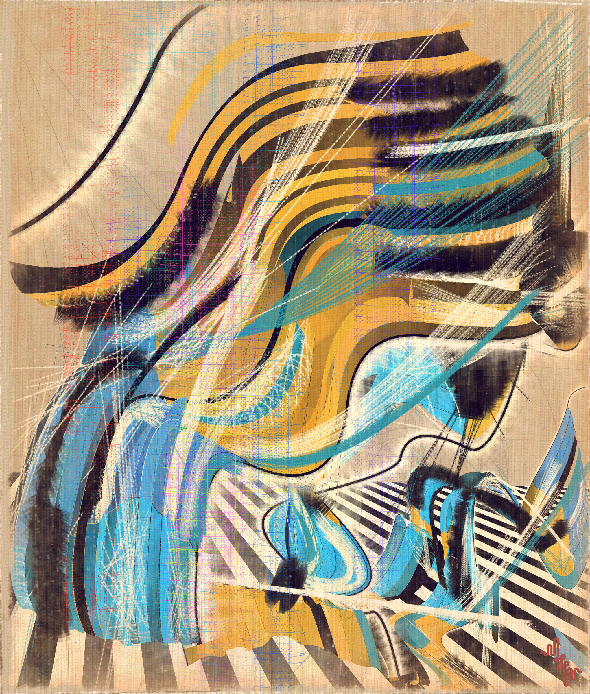 Amplitudes of Canvas #1000148