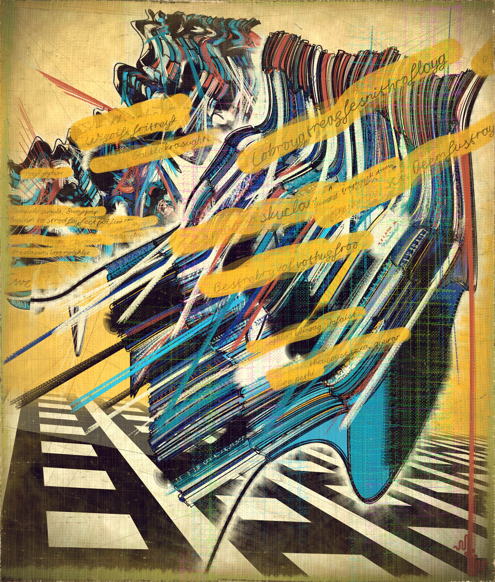 Amplitudes of Canvas #1000151