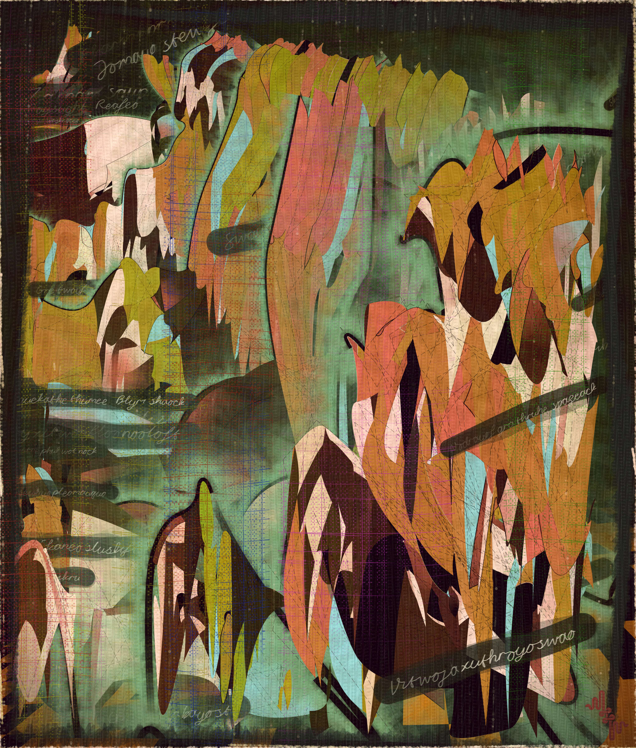 Amplitudes of Canvas #1000153