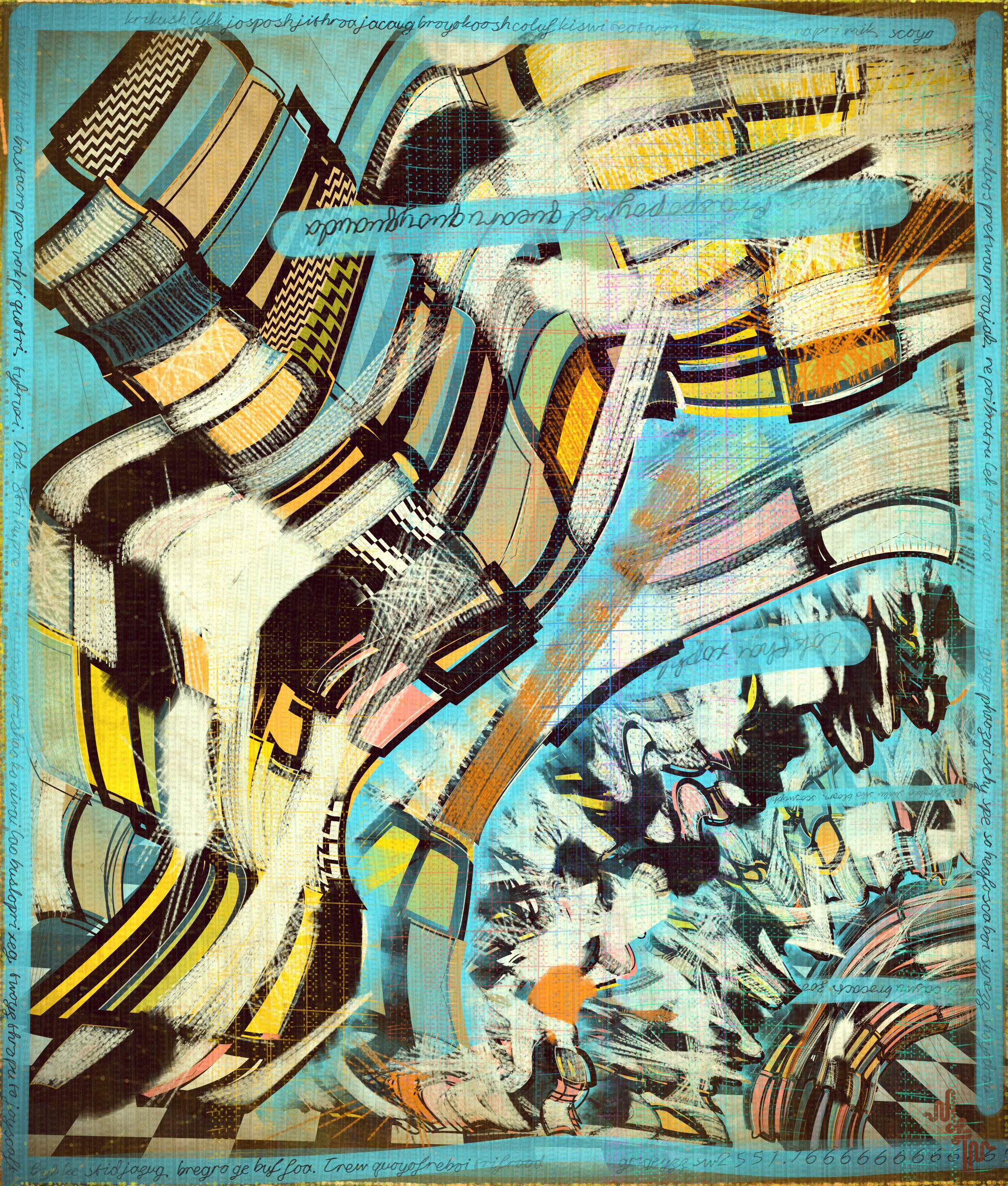 Amplitudes of Canvas #1000156