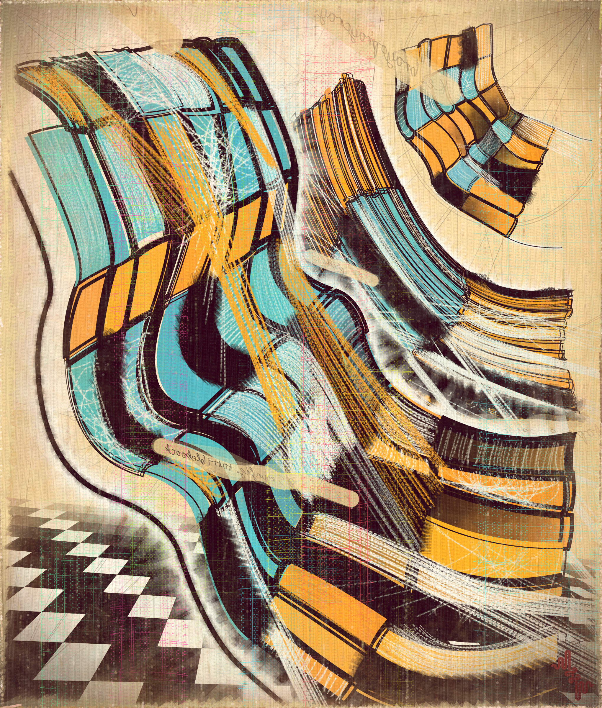 Amplitudes of Canvas #1000157