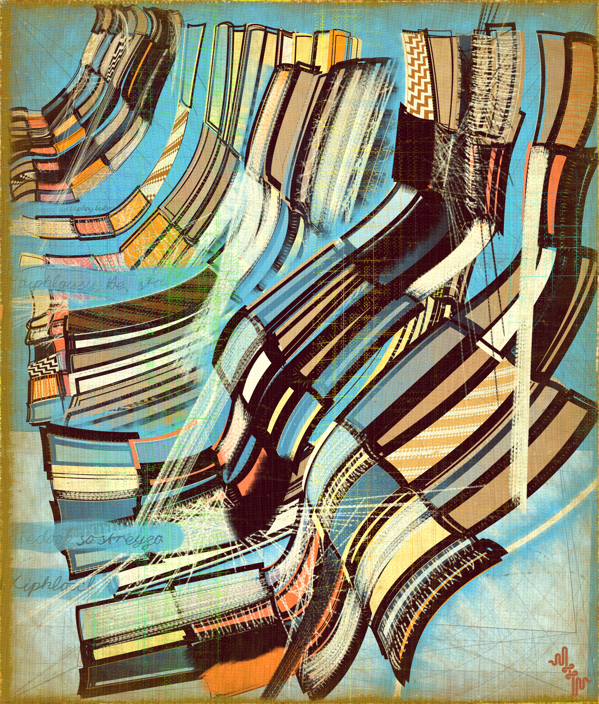 Amplitudes of Canvas #1000160