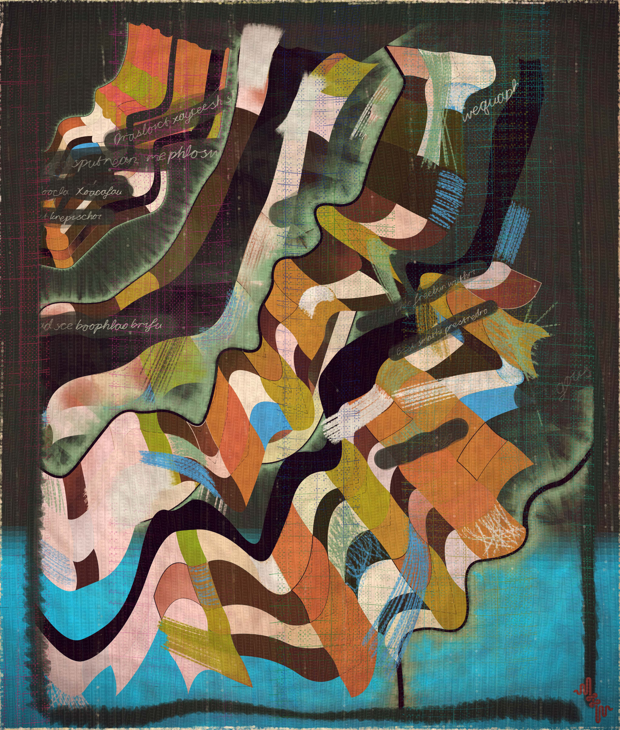 Amplitudes of Canvas #1000165