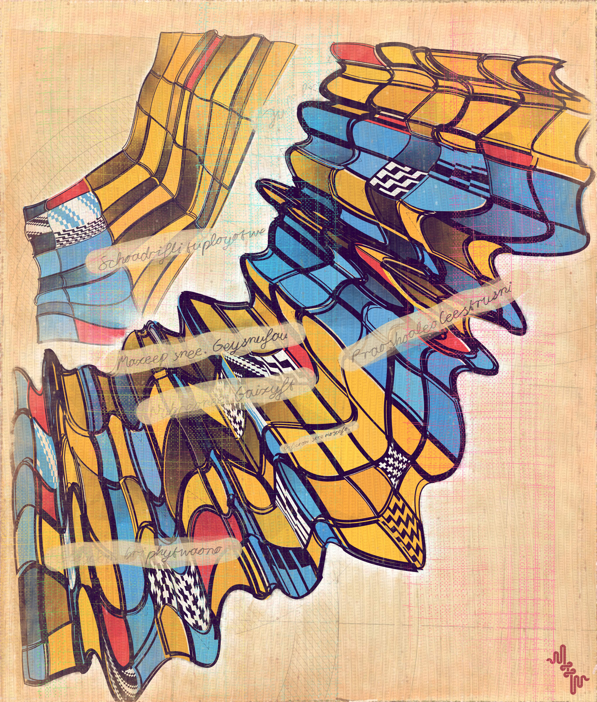 Amplitudes of Canvas #1000166