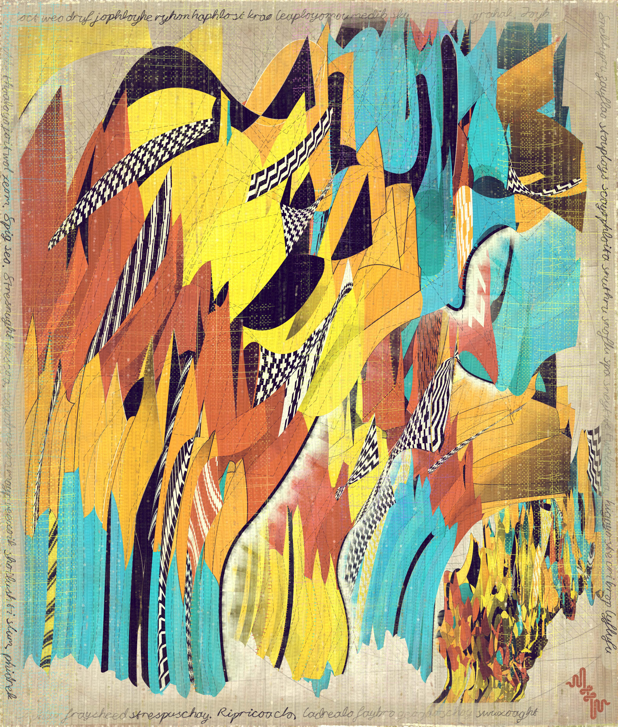 Amplitudes of Canvas #1000168