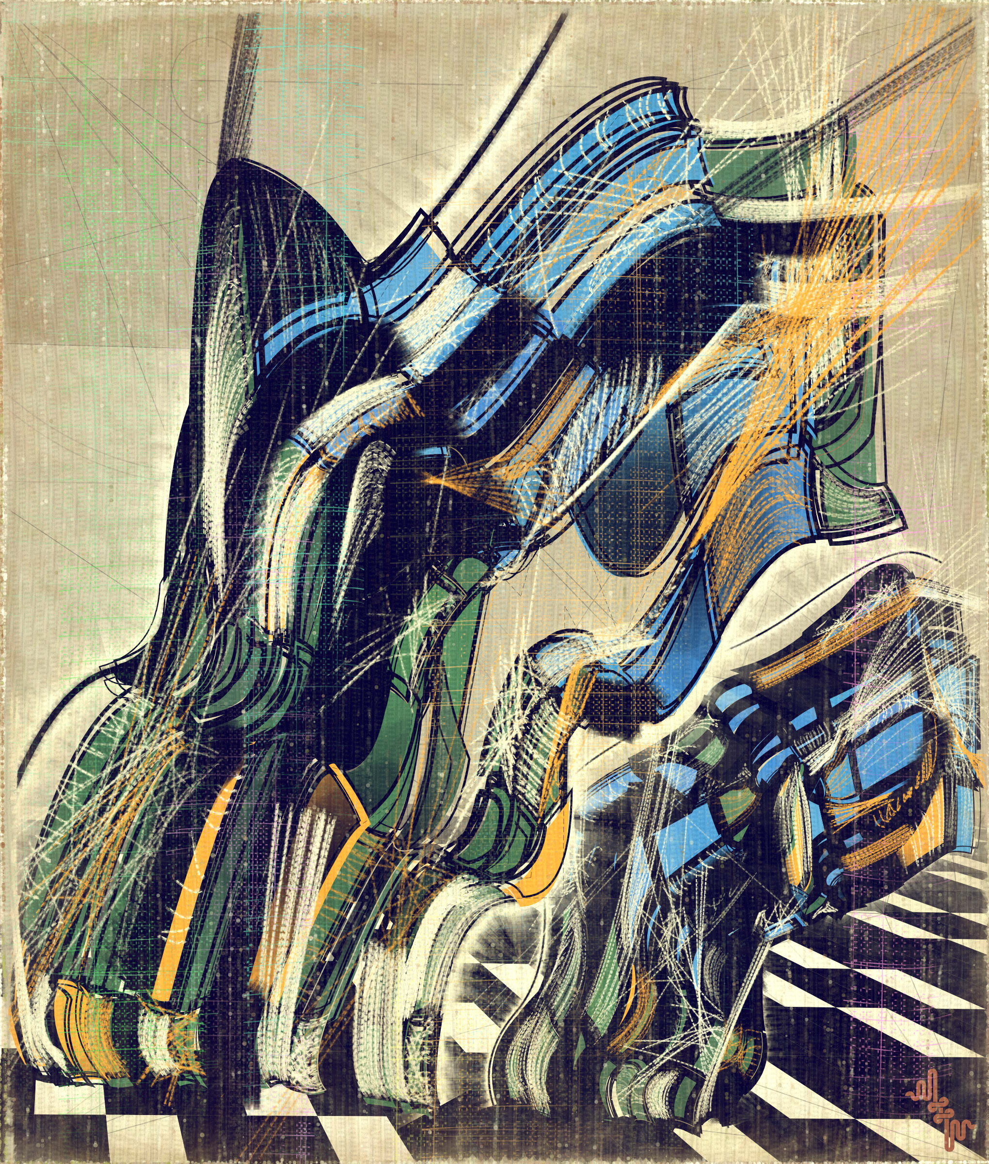 Amplitudes of Canvas #1000169