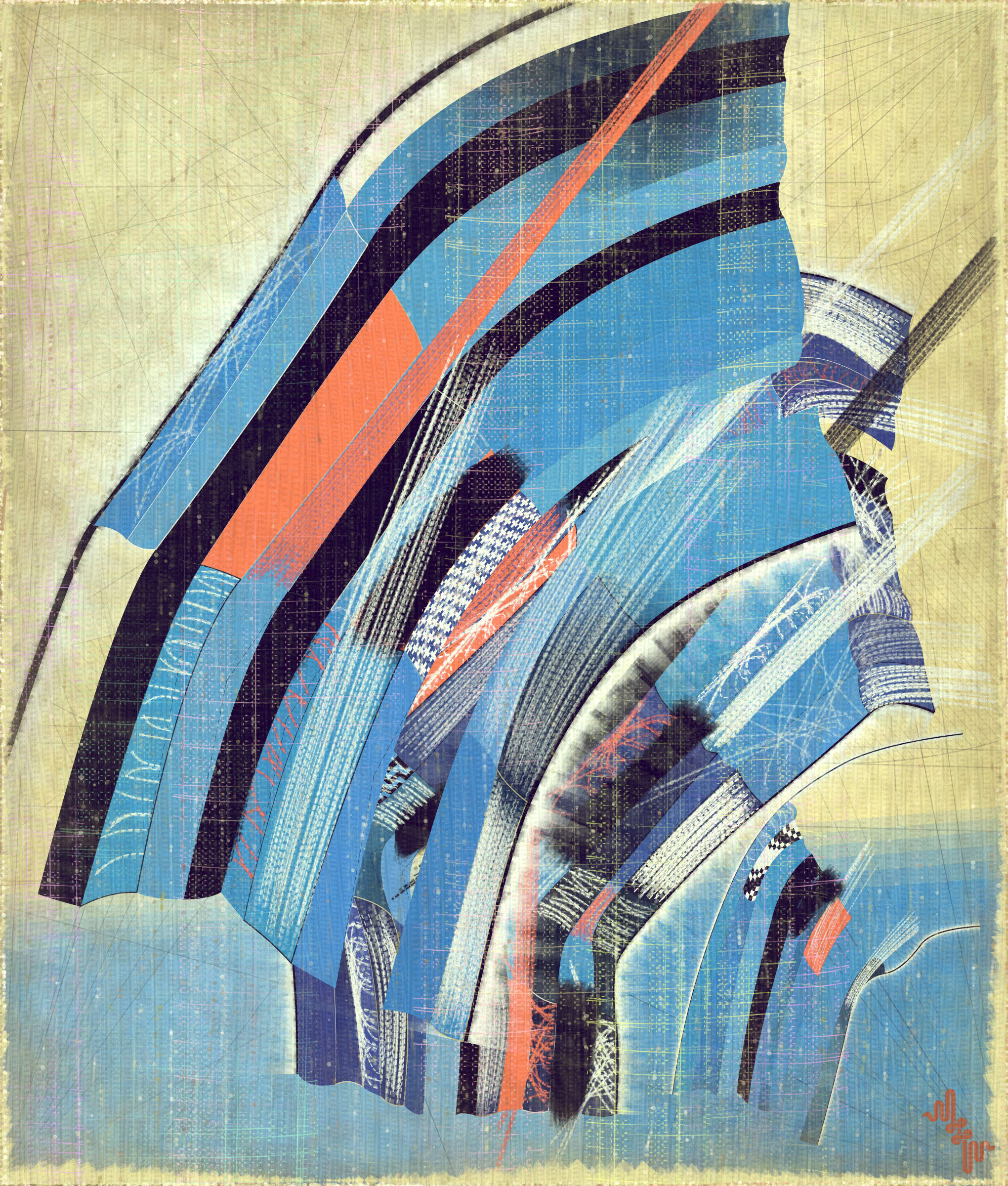 Amplitudes of Canvas #1000170