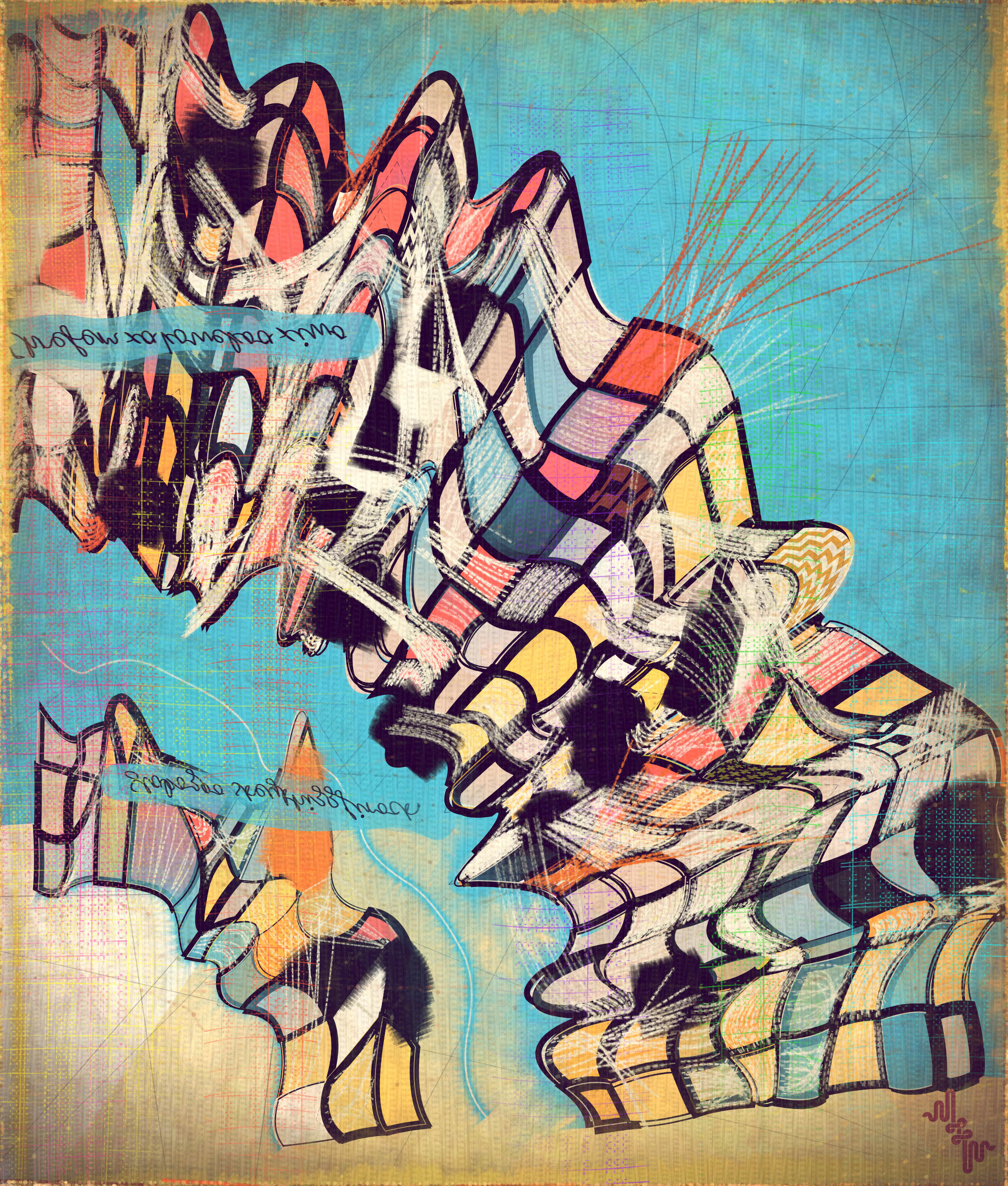 Amplitudes of Canvas #1000172